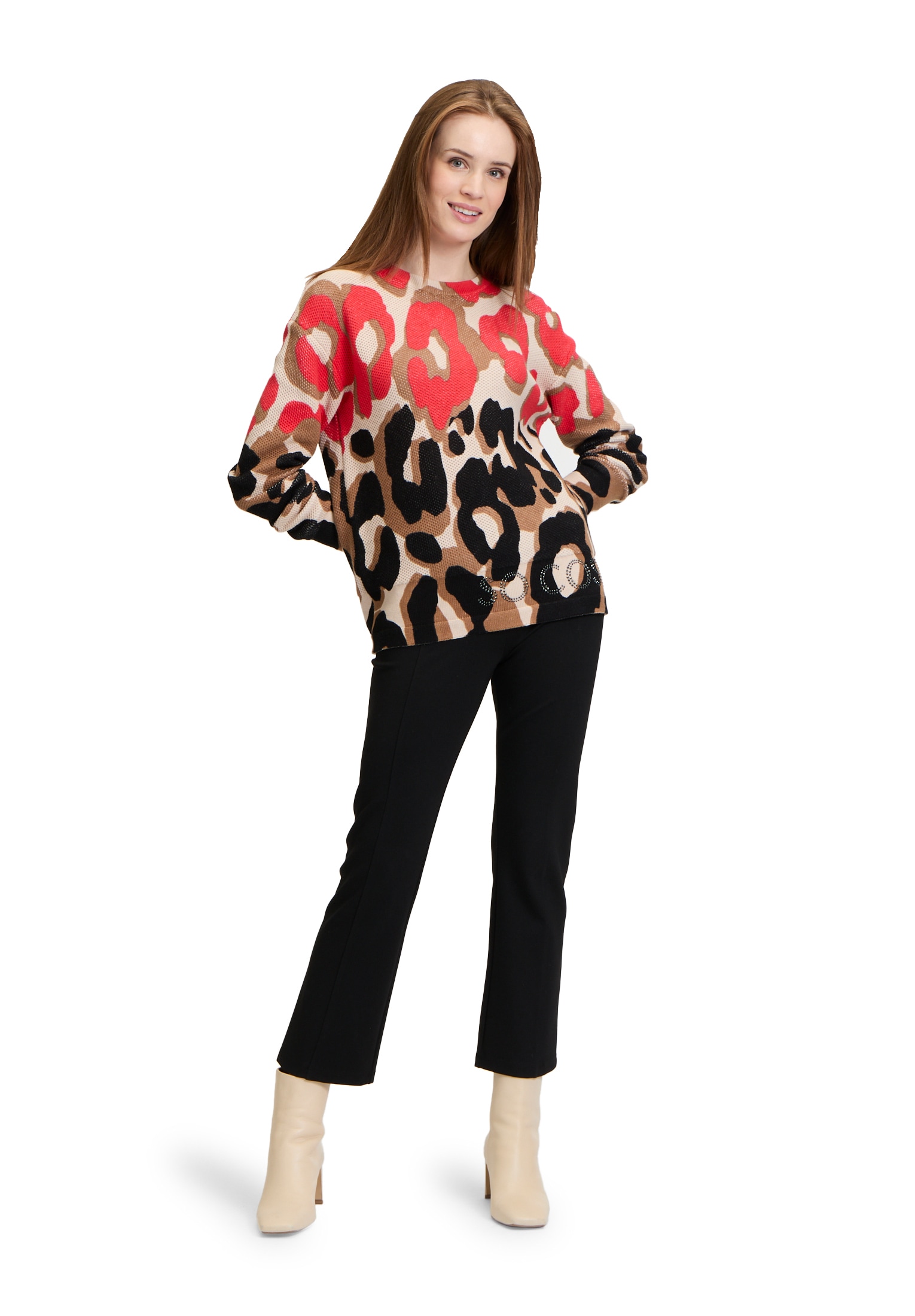 Betty Barclay Strickpullover »Betty Barclay Strickpullover mit Print«, (1 tlg.), Druck