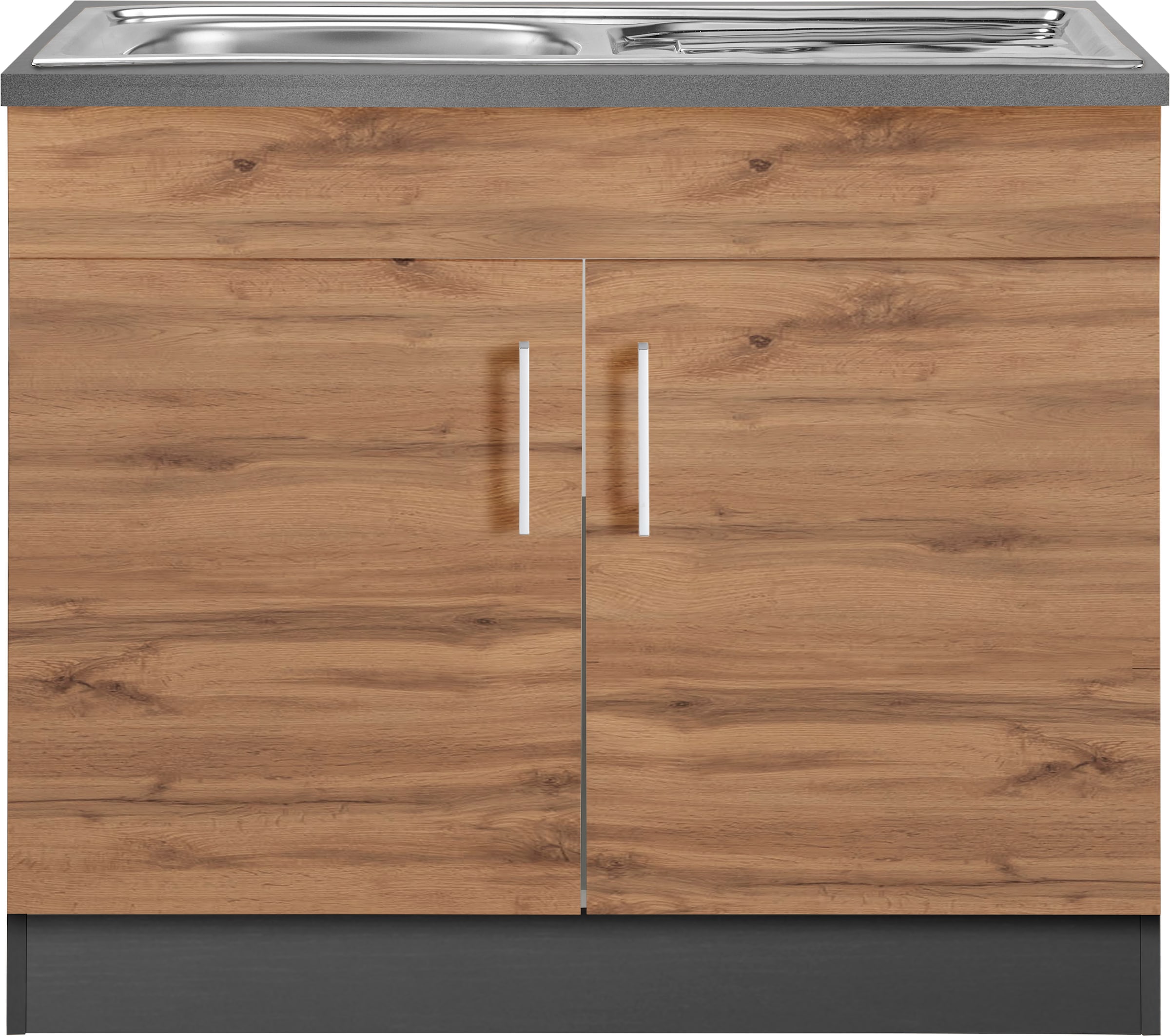 KOCHSTATION Spülenschrank »KS-Colmar«, 100 cm, mit Metallgriff