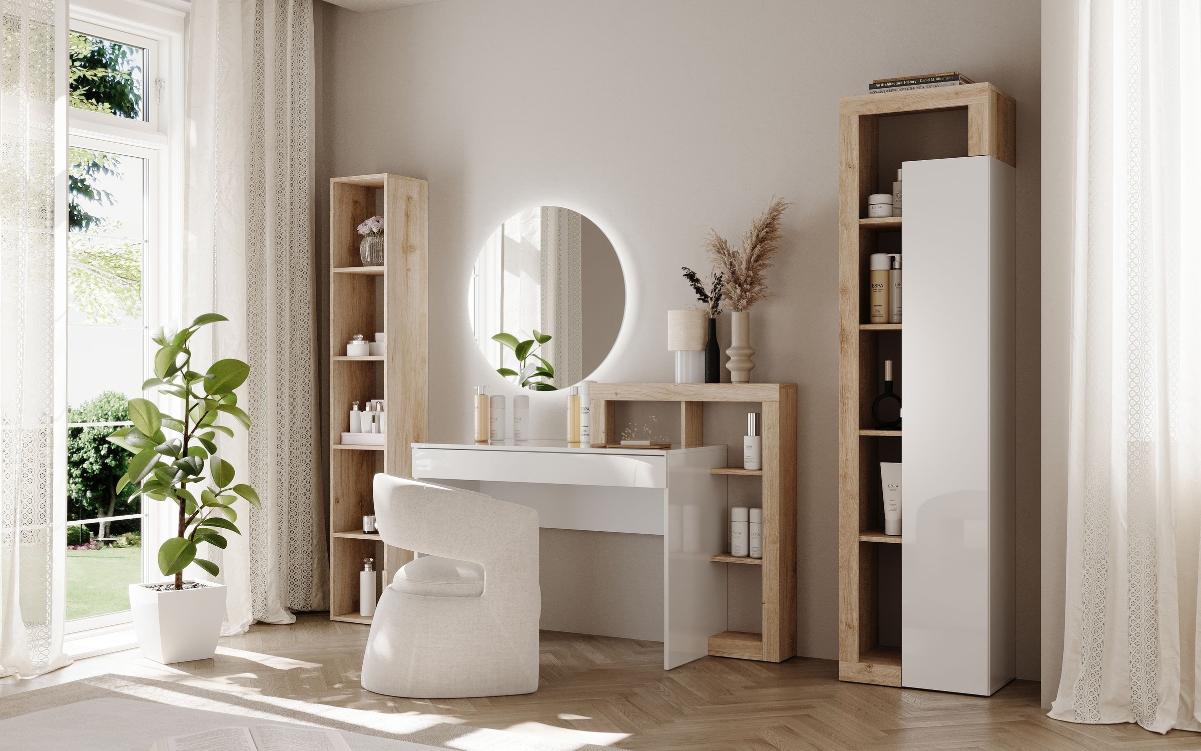 Home affaire Standregal "Infinity Höhe 186 cm, Breite 28 cm, Bücherregal," günstig online kaufen