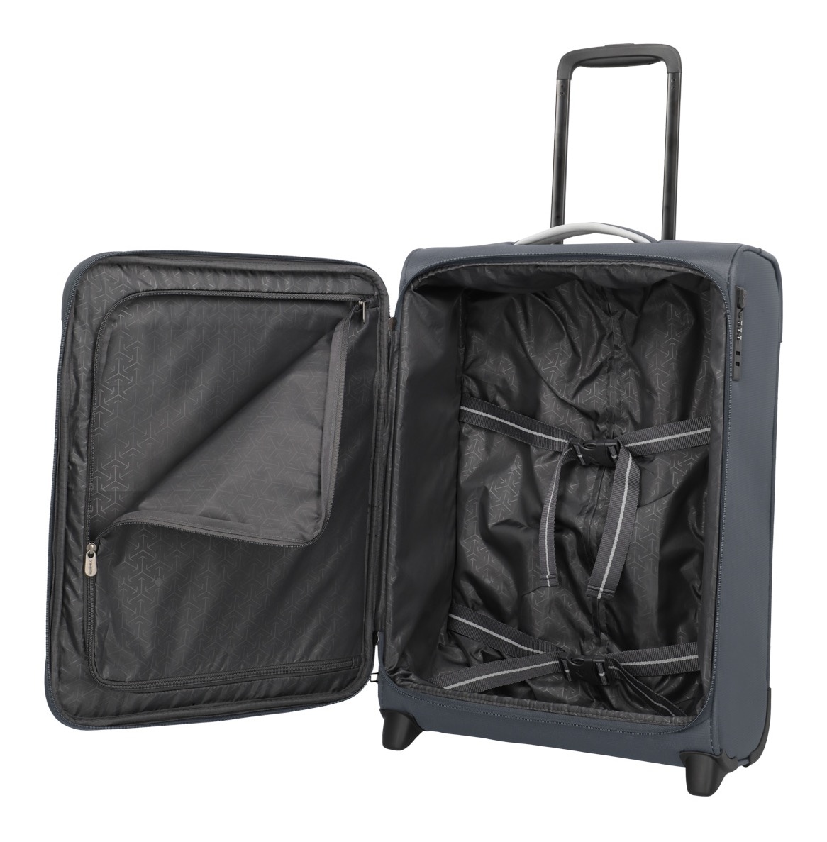 travelite Handgepäck-Trolley »JETPACK Multi Light 2 Cabin, konzipiert für Condor & Ryanair«, 4 Rollen, Weichgepäck-Koffer Handgepäck für die meisten gängigen Airlines
