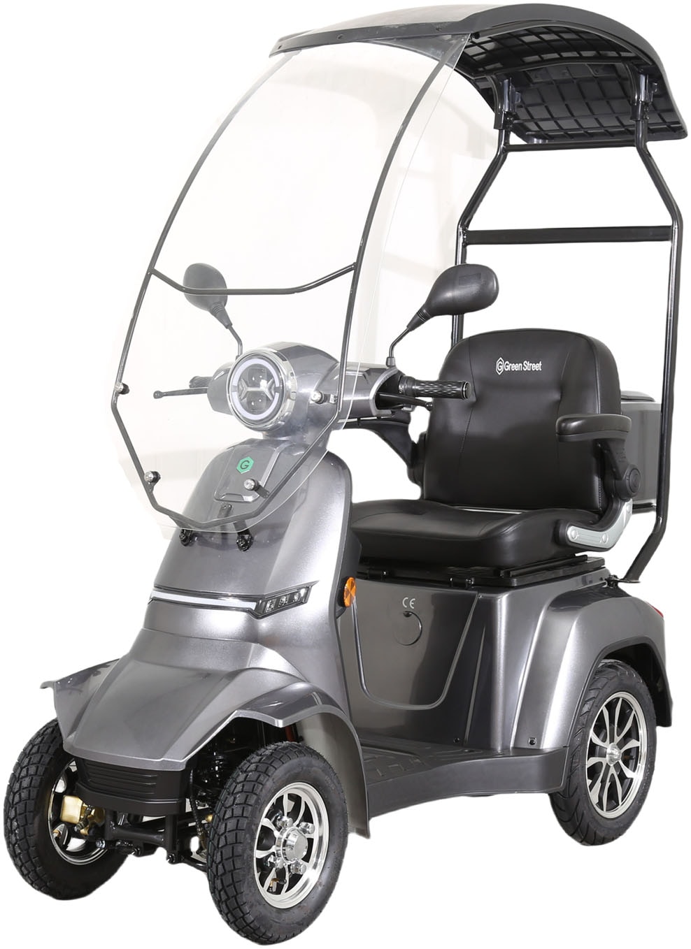 GreenStreet Elektromobil »E-Mover Deluxe«, mit 60V/26Ah Li-Ion-Akku, inkl. Topcase und Dach