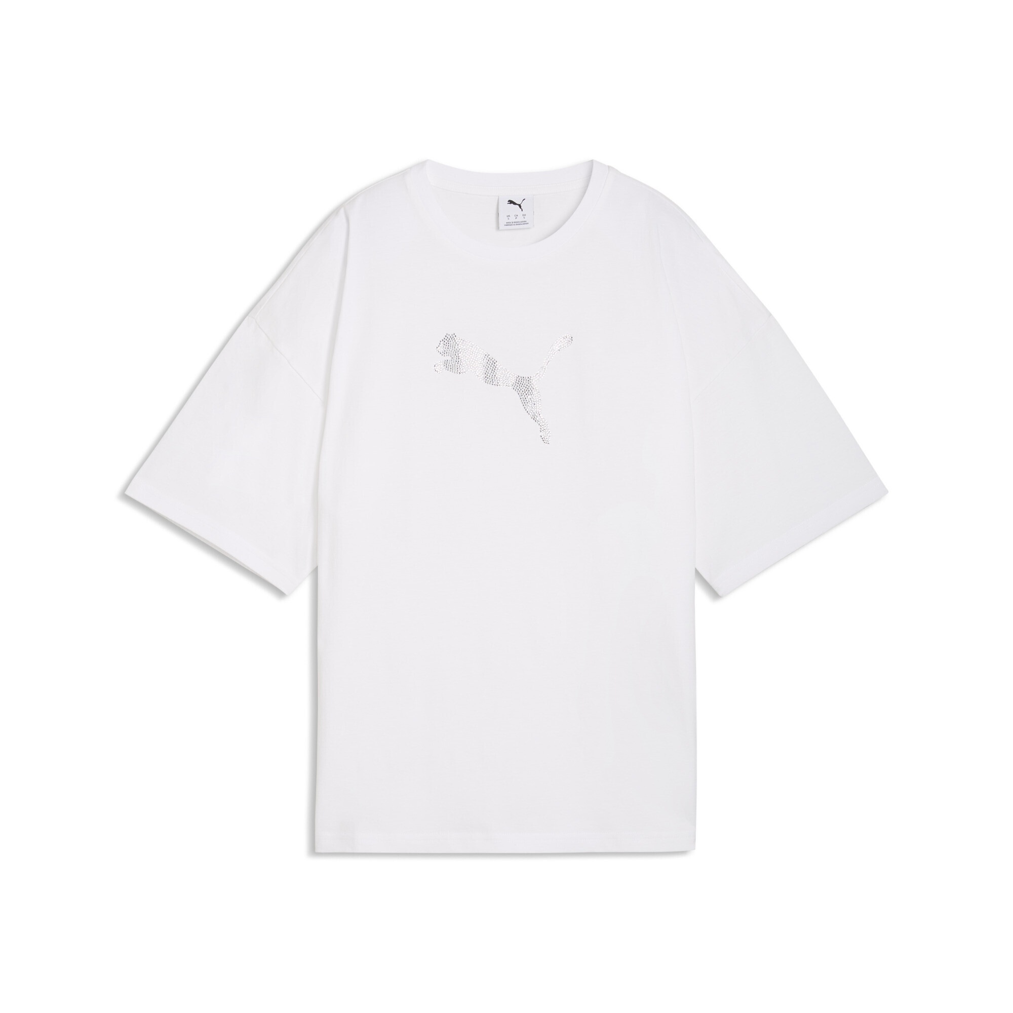 PUMA T-Shirt "Essentials Graphics Bedazzled Oversized T-Shirt Damen" günstig online kaufen