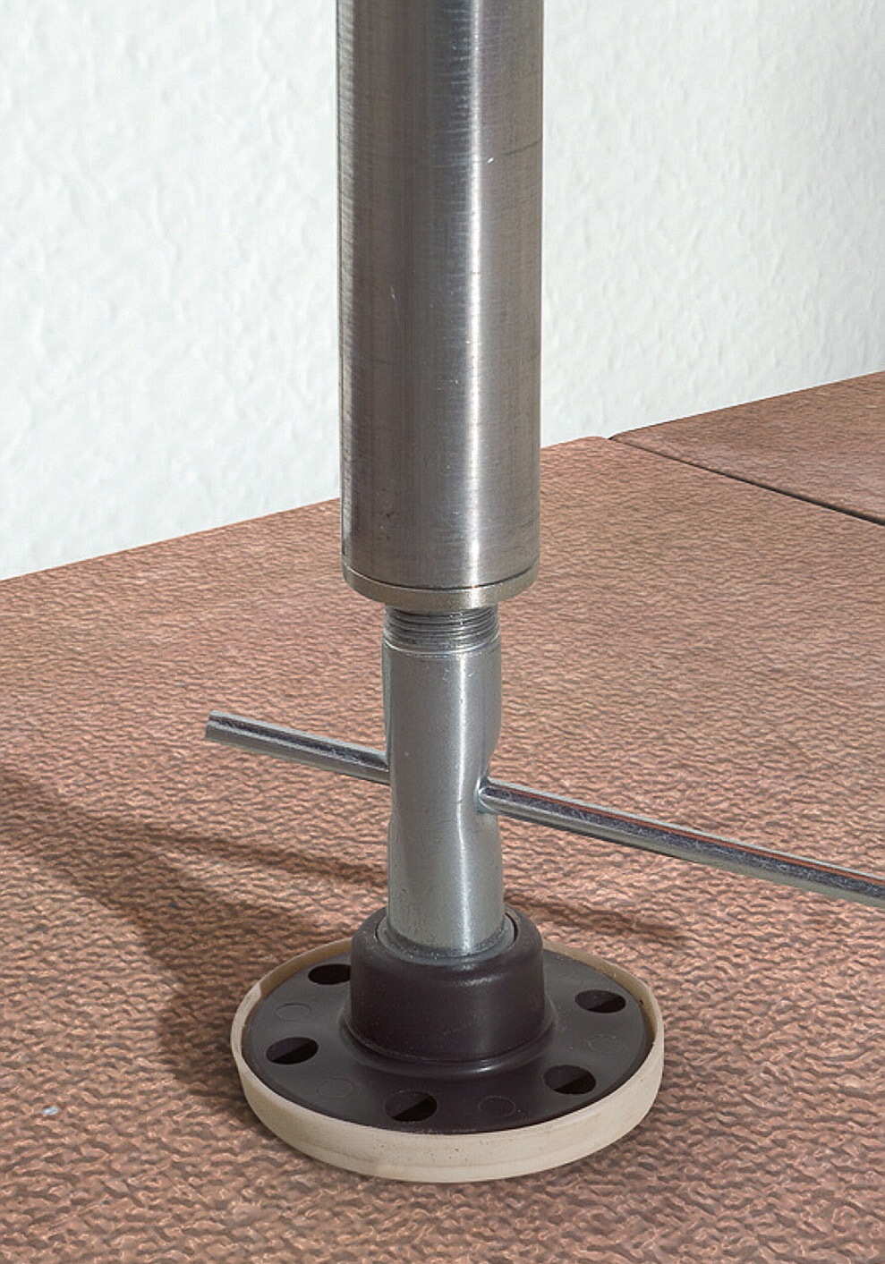 Klemmmarkise, Braun-Weiß, 250x150cm 2