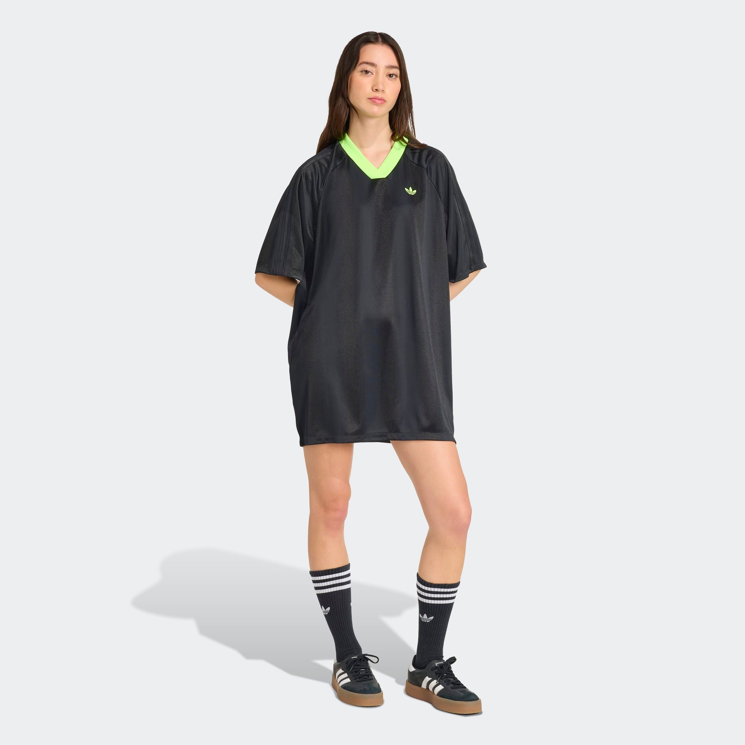 adidas Originals Shirtkleid "ADICOLOR JACQUARD OVERSIZE" sportlicher Stil, günstig online kaufen