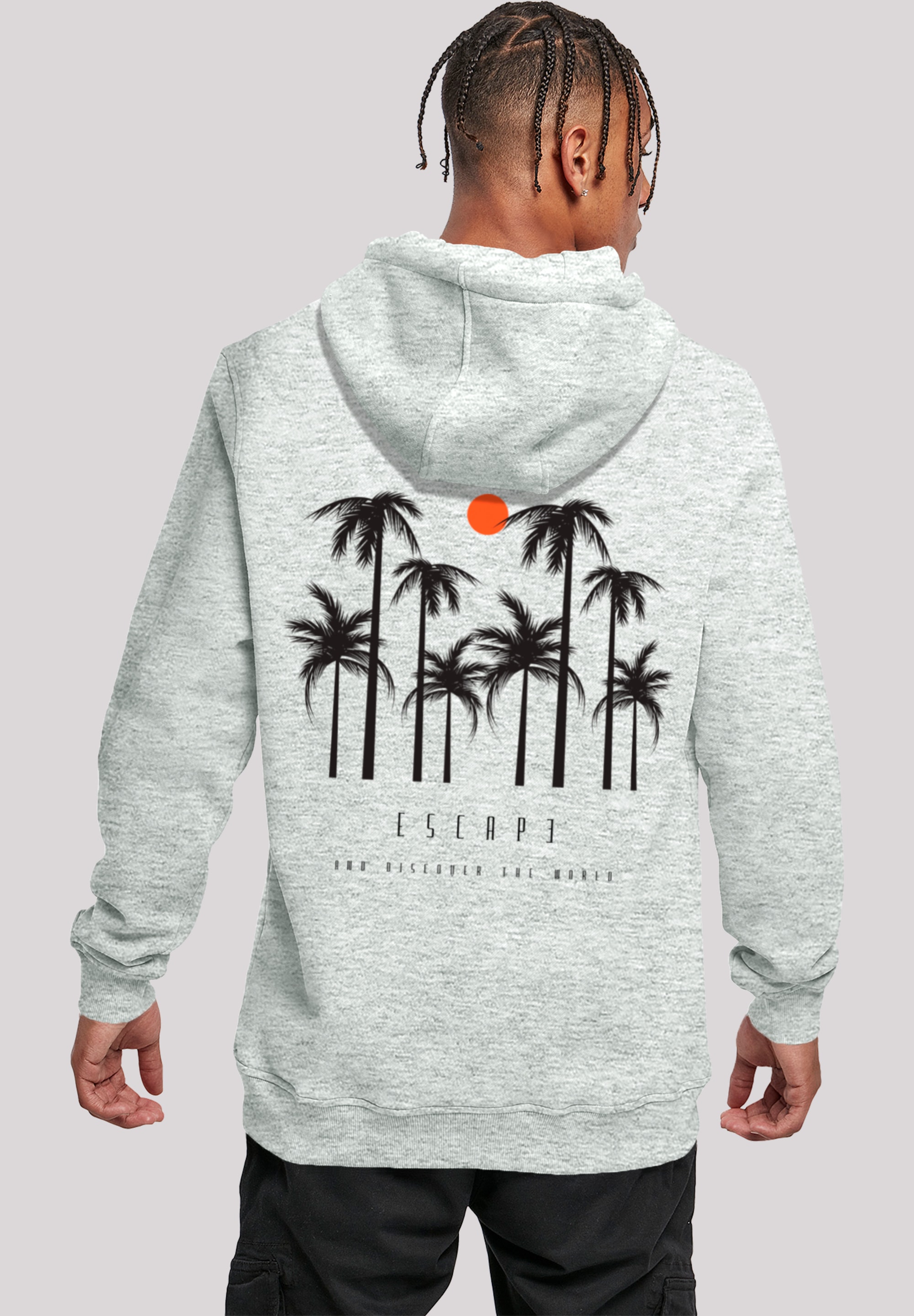 F4NT4STIC Kapuzenpullover "Escape Discover the World Palm Trees", Discover günstig online kaufen