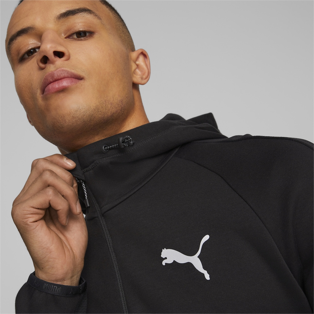 PUMA Sweatshirt »evoStripe Reißverschluss-Hoodie Herren«