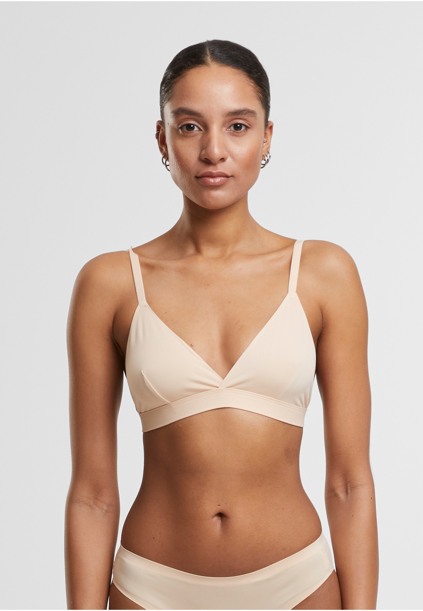 URBAN CLASSICS Sport-BH »Urban Classics Ladies Basic unpadded Bra 2-Pack«