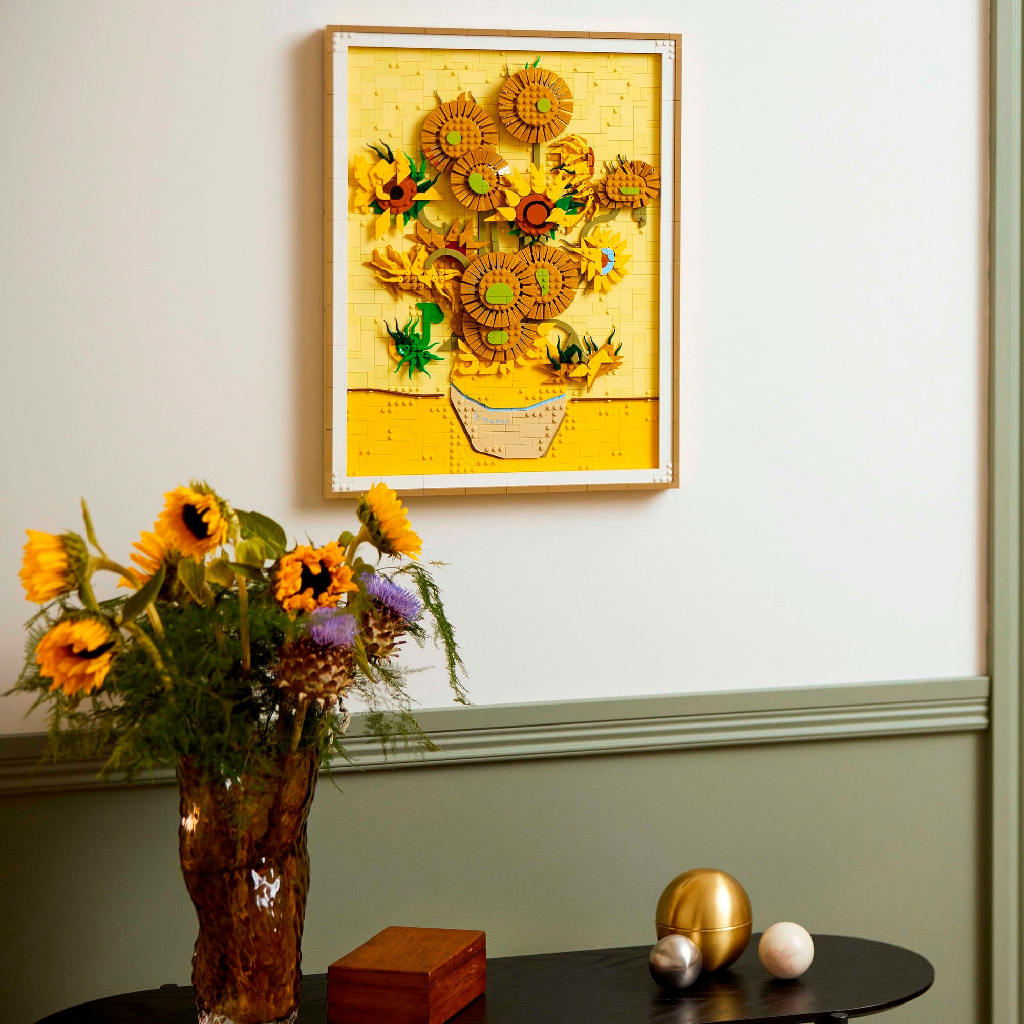 LEGO® Konstruktionsspielsteine »Vincent van Gogh – Sonnenblumen (31215), LEGO ART«, (2615 St.), Made in Europe