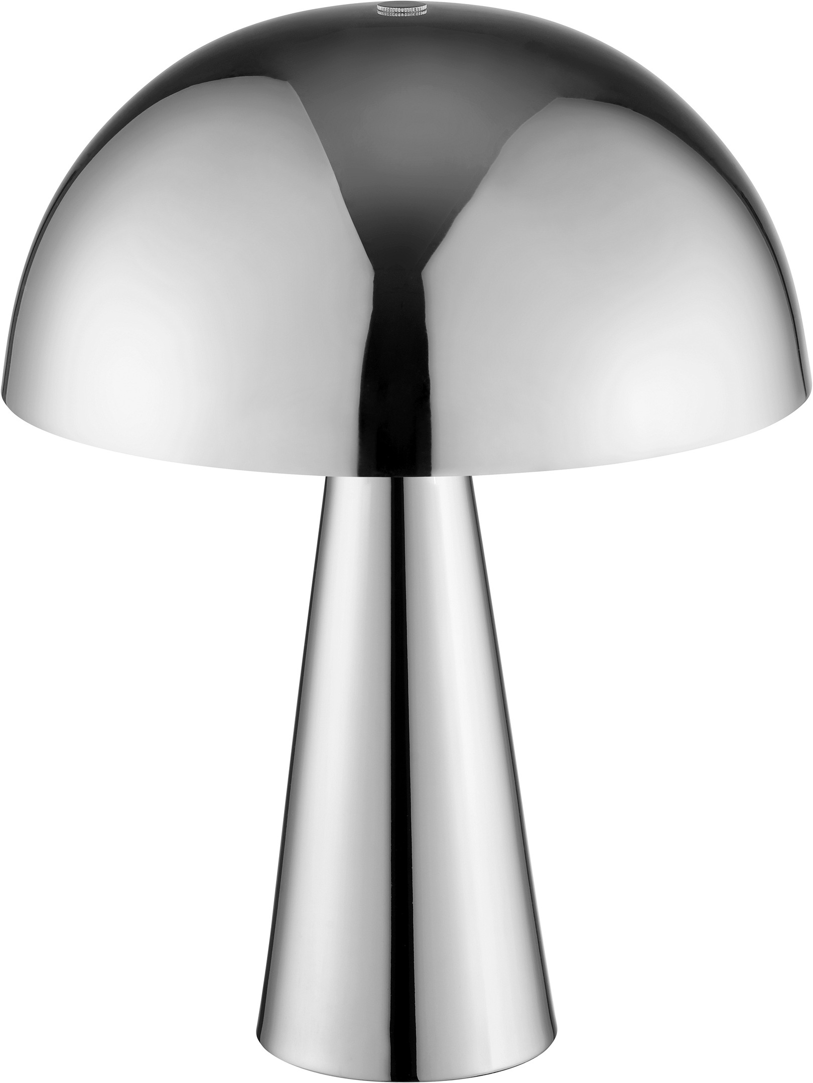 Brilliant Tischleuchte »Sigrun« E14 1 Stk. Pilz Tischleuchte, 33 cm, Ø 25 cm, E14, max. 20 W, Metall, chromfarben