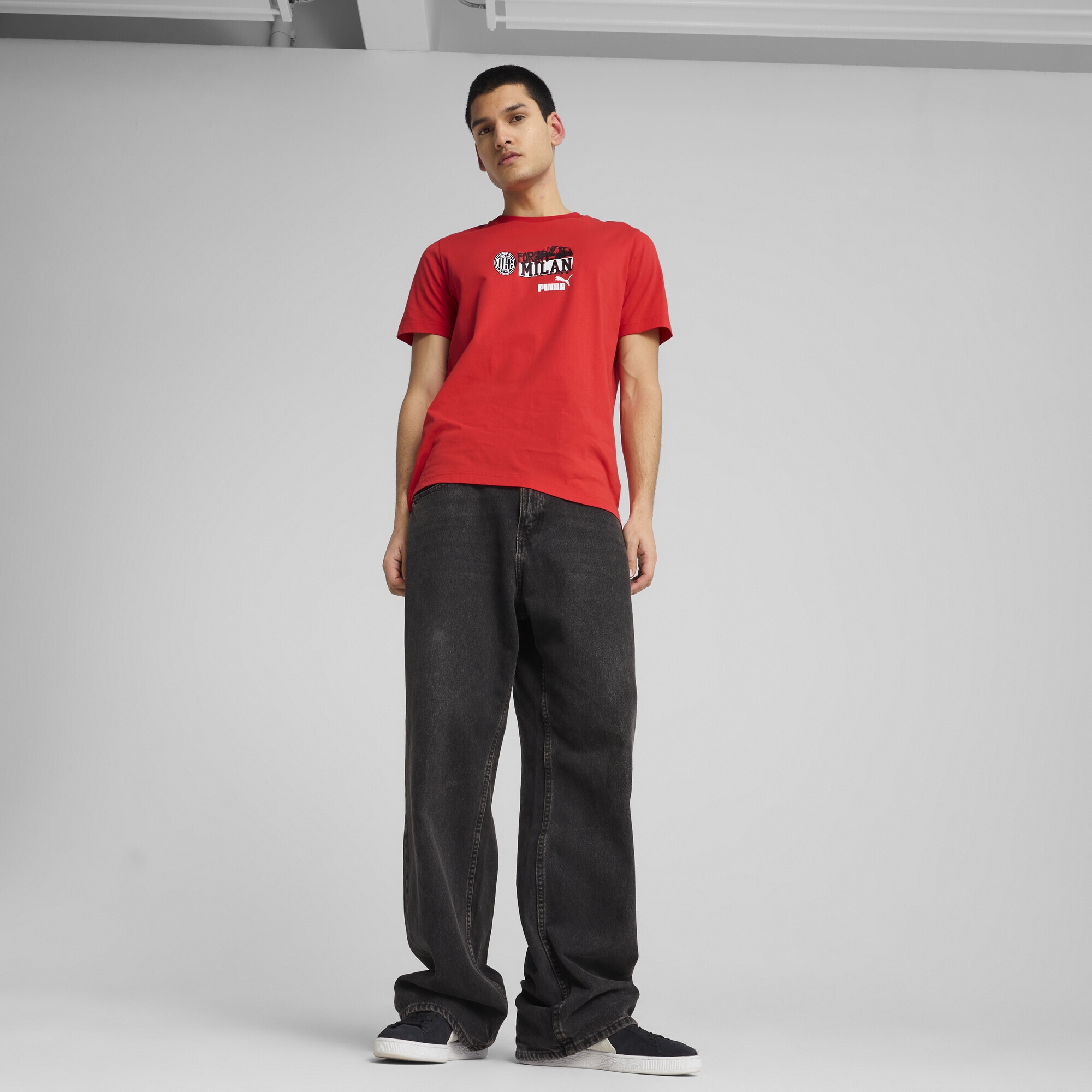 PUMA T-Shirt »AC Milan ftblNRGY T-Shirt Herren«