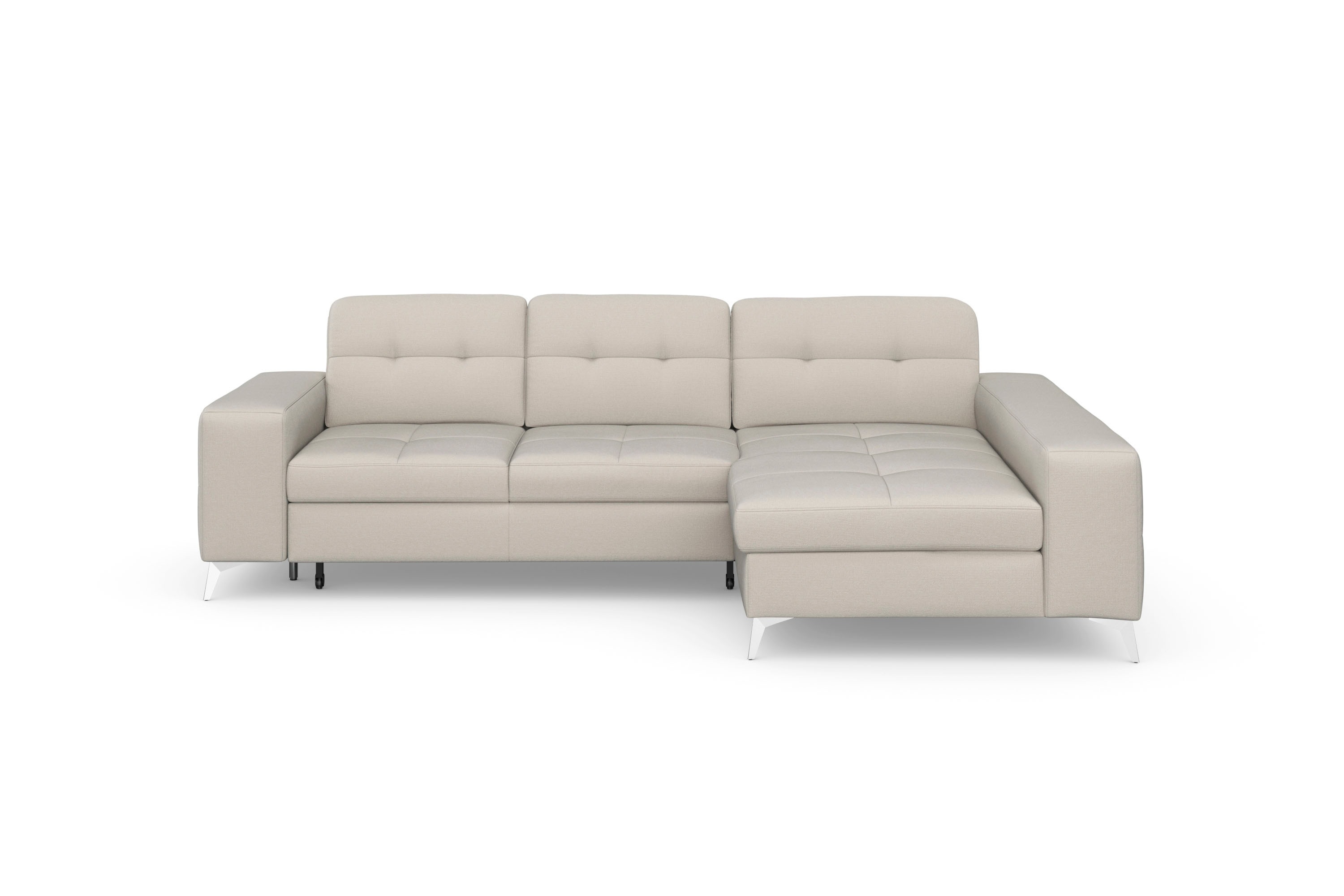 sit&more Ecksofa "Baviene L-Form" inklusive Sitztiefenverstellung & Federkern, optional Schlaffunktion