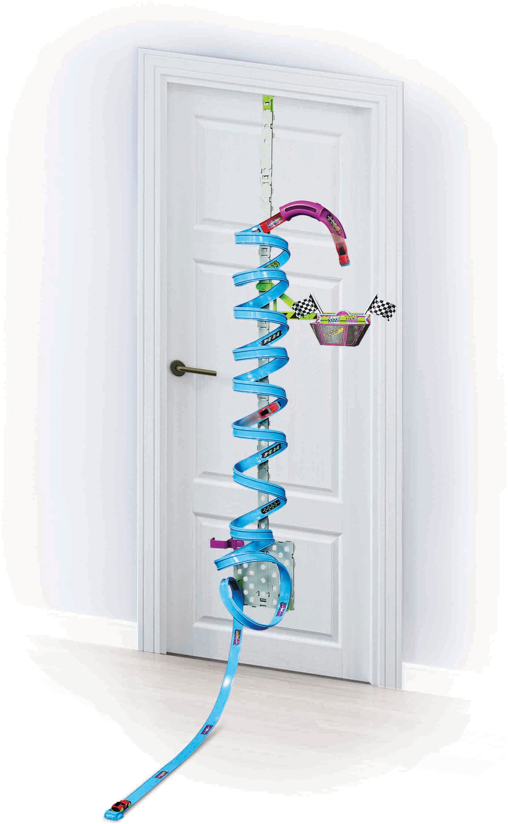 Maisto® Autorennbahn »Cyber Racers Door Hoop Playset« inklusive Fahrzeug