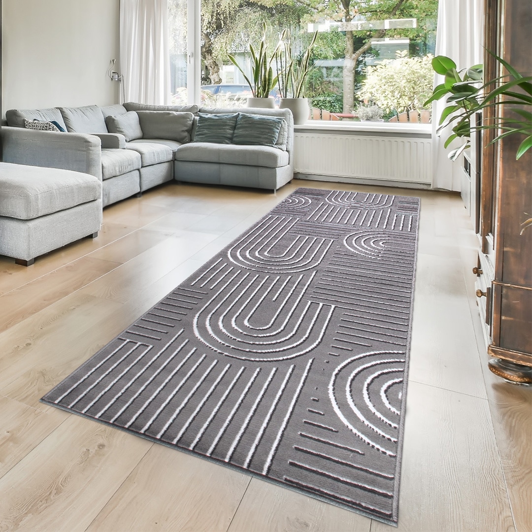 OTTO Home Lyssandra Runner Gray 80x400cm