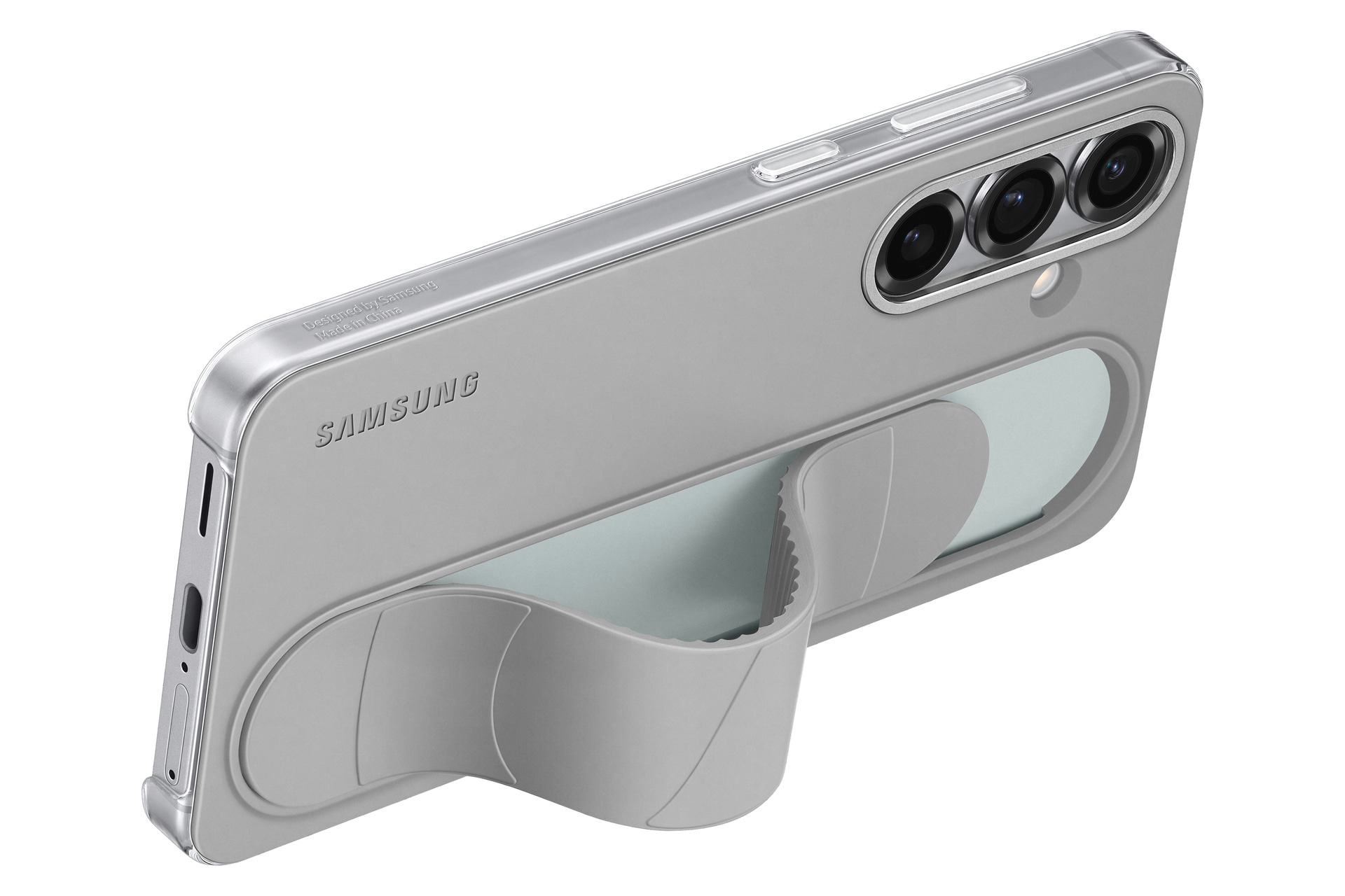 Samsung Handyhülle »Standing Grip Case für Samsung Galaxy S25«, Backcover, Schutzhülle, Handyschutzhülle, Case, Schutzcase, stoßfest