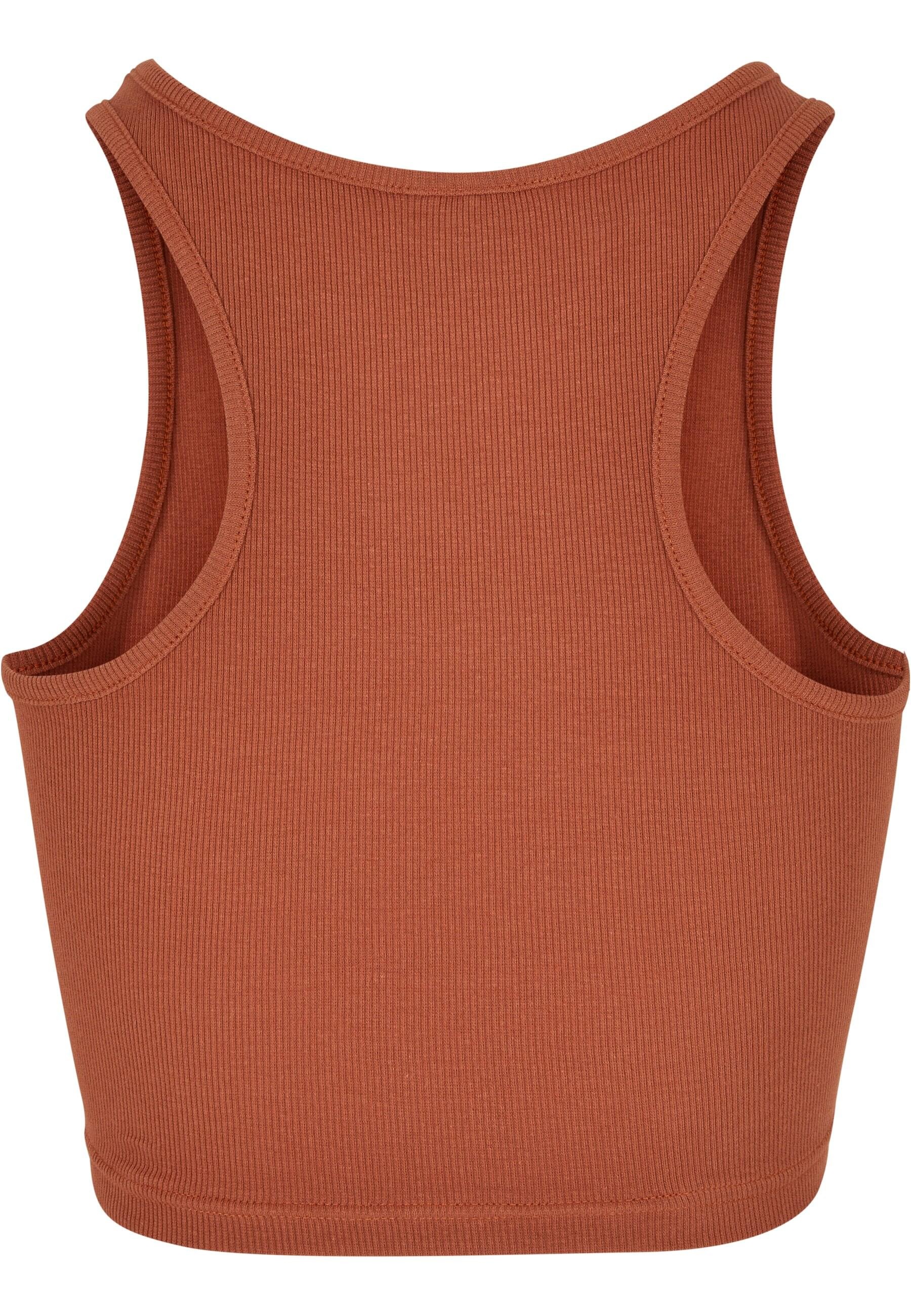 URBAN CLASSICS Muskelshirt "Urban Classics Damen Ladies Cropped Rib Top" 1 günstig online kaufen