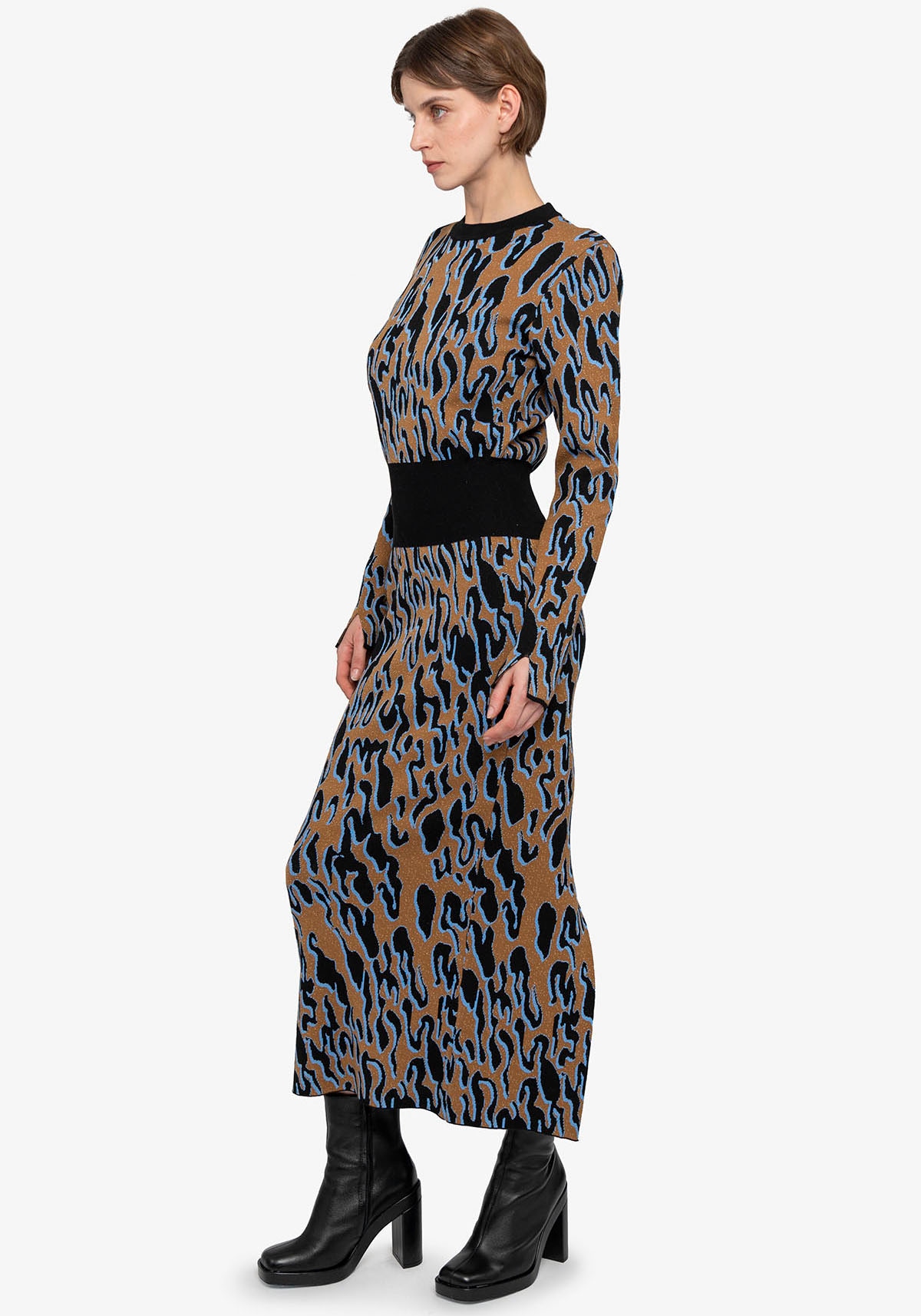 Sportalm Kitzbühel Strickkleid, mit allover Animalprint