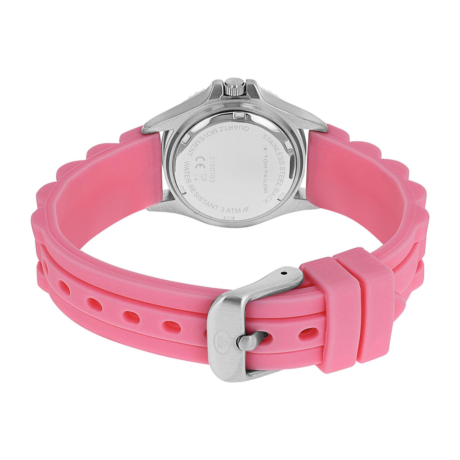 TOM TAILOR Quarzuhr Armbanduhr, Silikonarmband, Kinderuhr, Mädchen, analog
