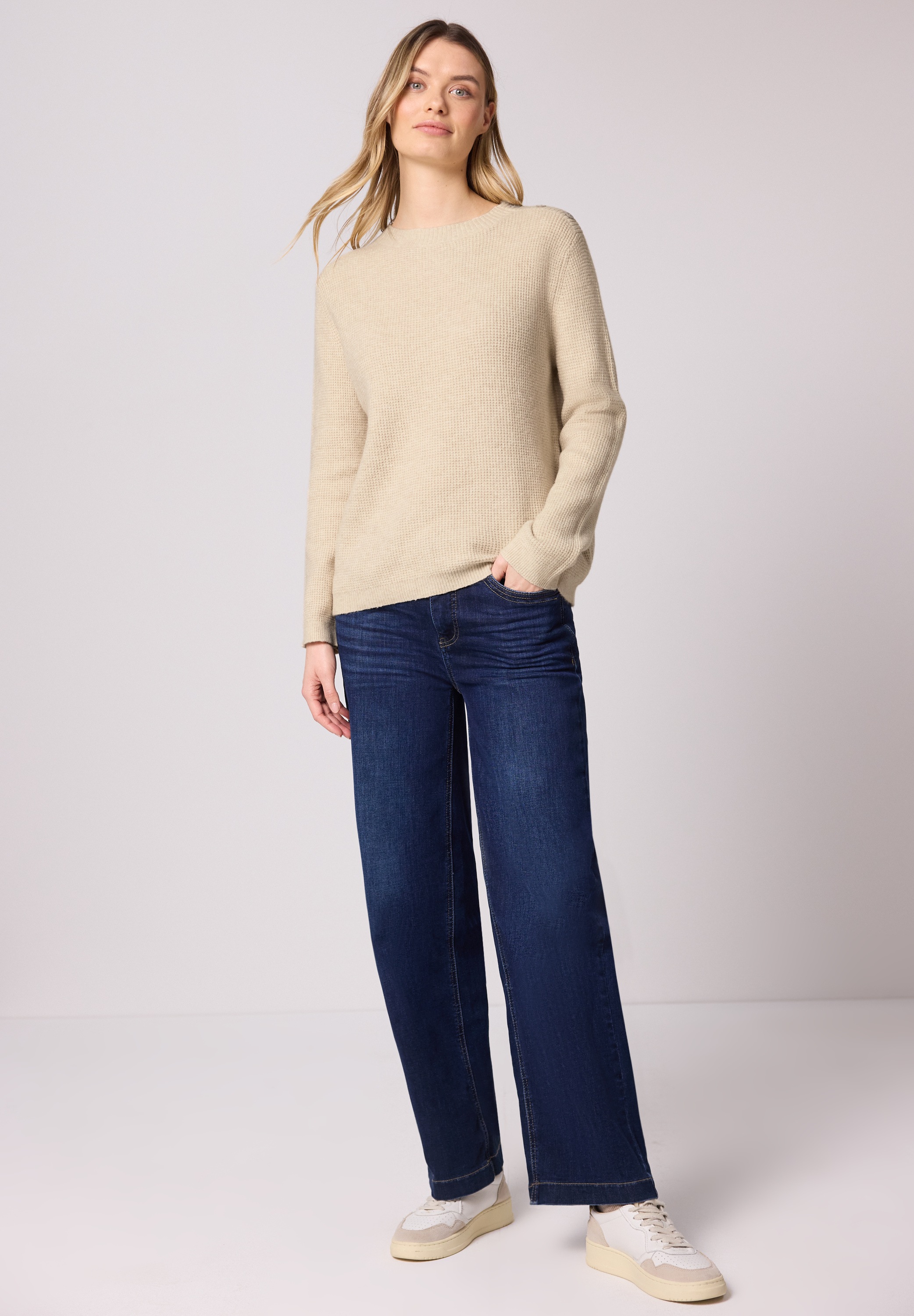 Street One Knit Sweater Beige 38 6