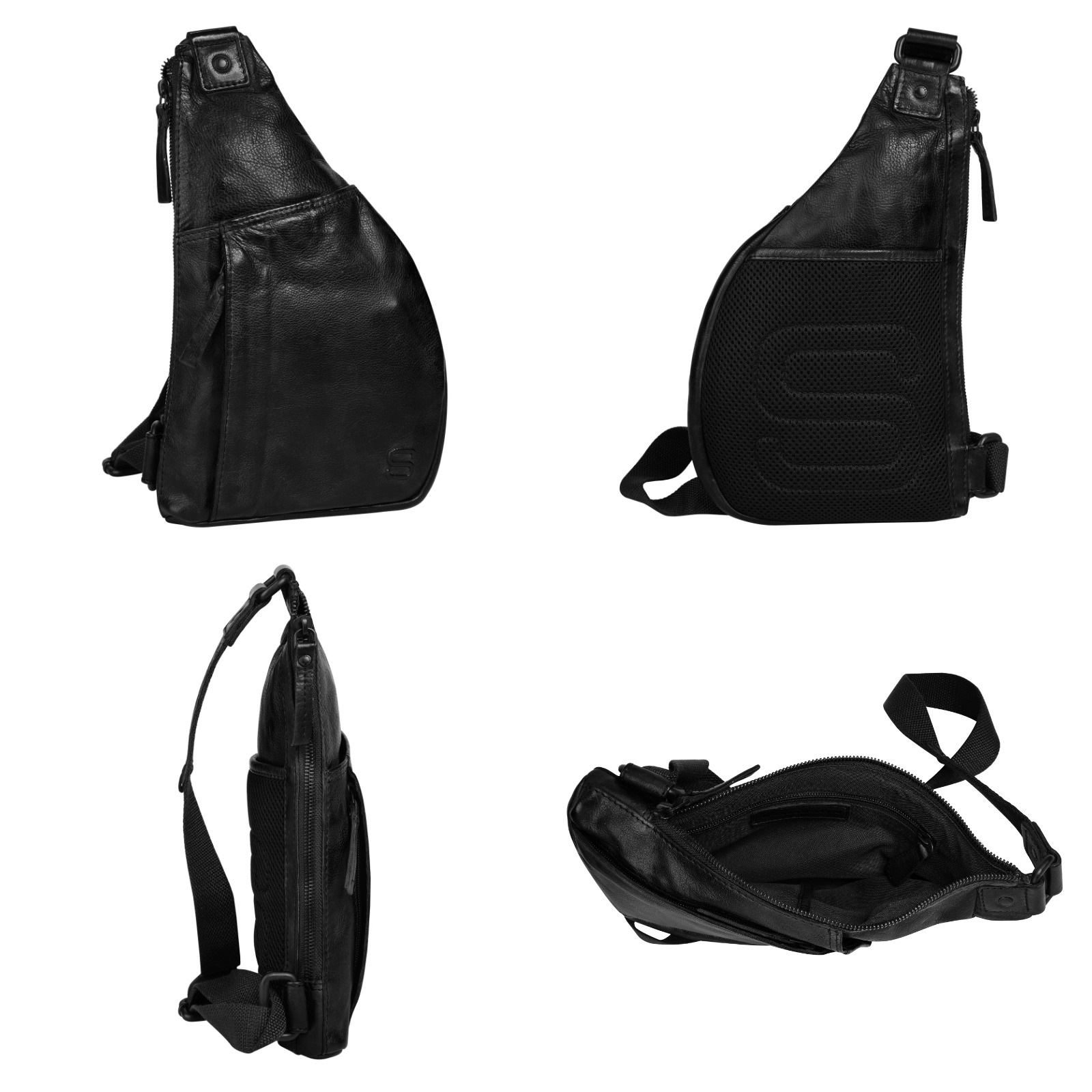 Spikes & Sparrow Umhängetasche, echt Leder günstig online kaufen