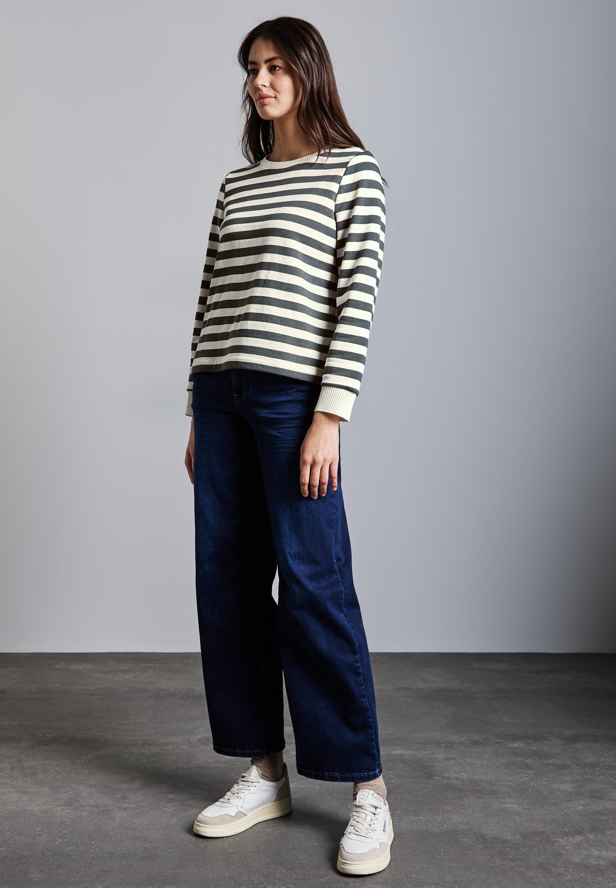 STREET ONE Sweatshirt, im soften Baumwoll-Mix