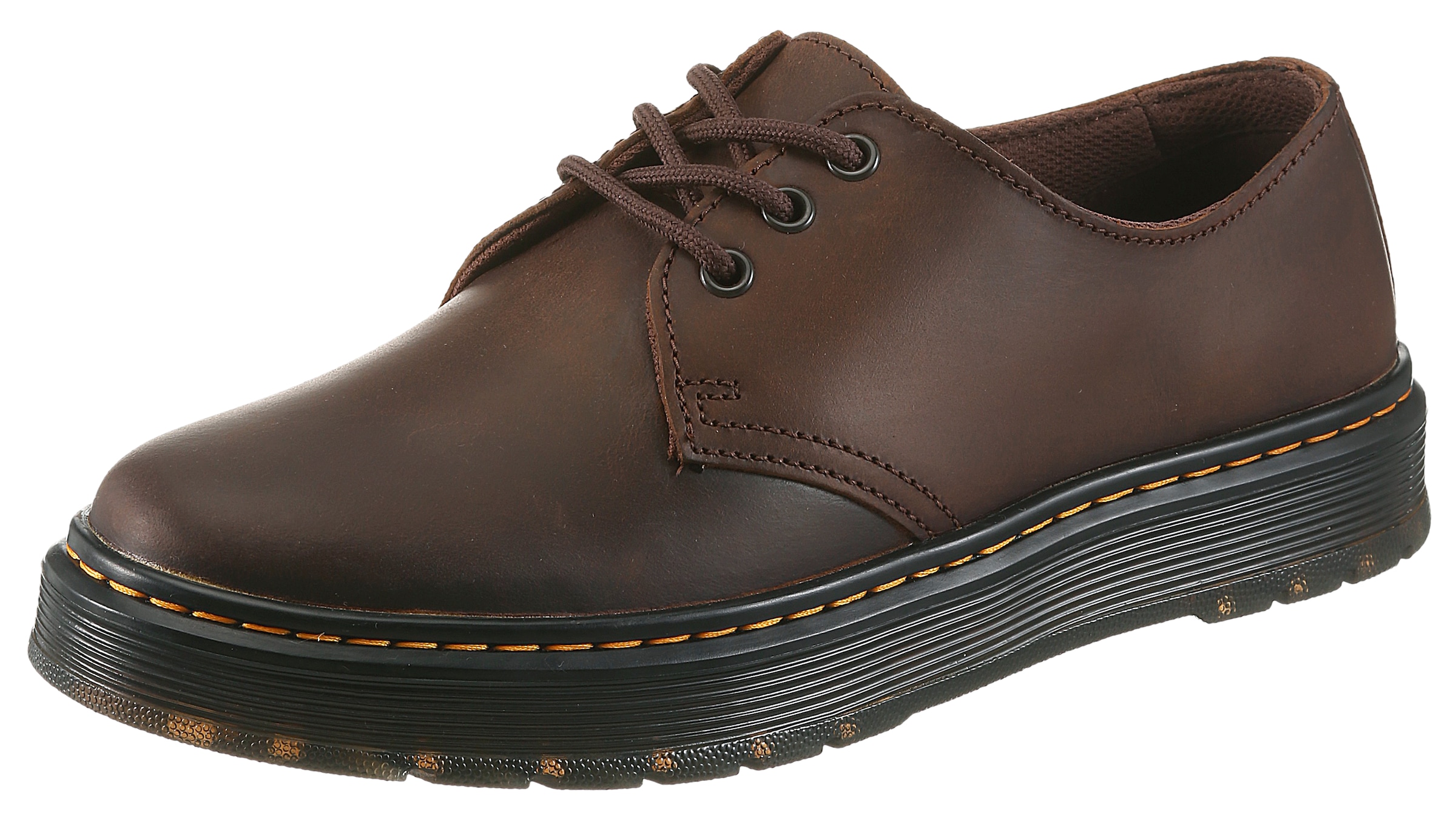 DR. MARTENS Schnürschuh »BROOKLINE LO LEDER SCHUHE«  Freizeitschuh, Halbschuh, mit Luftkammern Laufsohle
