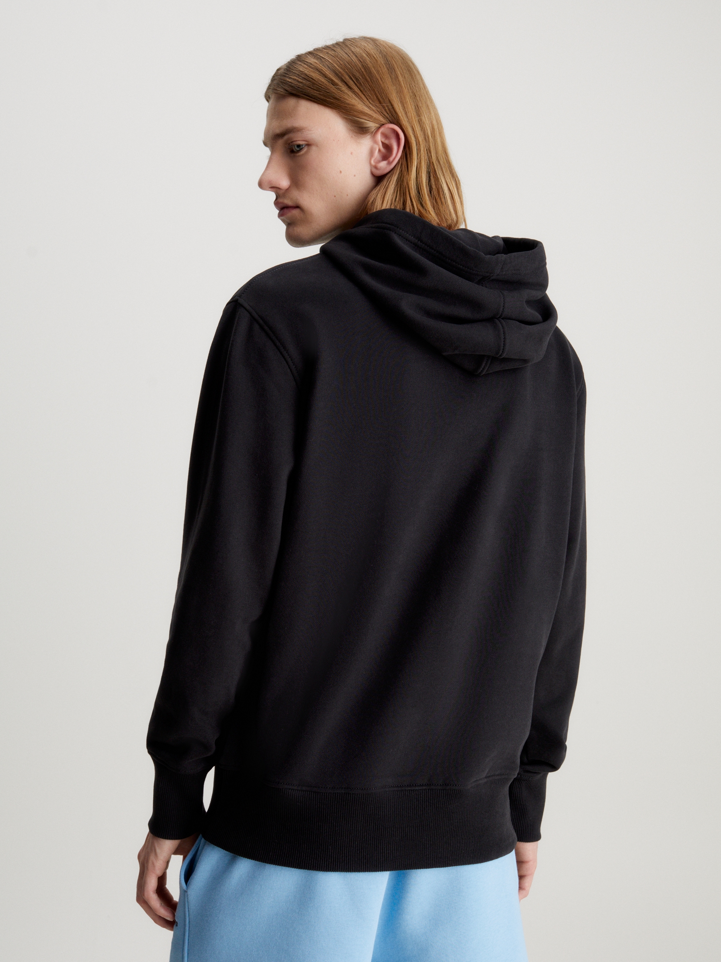 Calvin Klein Jeans Kapuzensweatshirt »INSTITUTIONAL WARP HOODIE«, mit Logodruck
