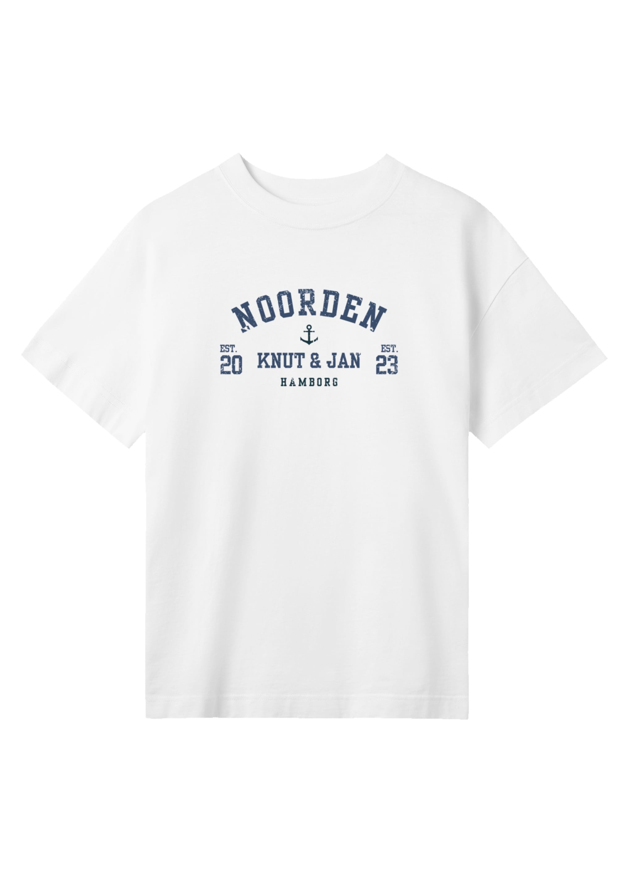 F4NT4STIC T-Shirt »Oversized Shirt Knut & Jan Noorden Collegiate«, Premium Qualität, Knut & Jan Hamburg
