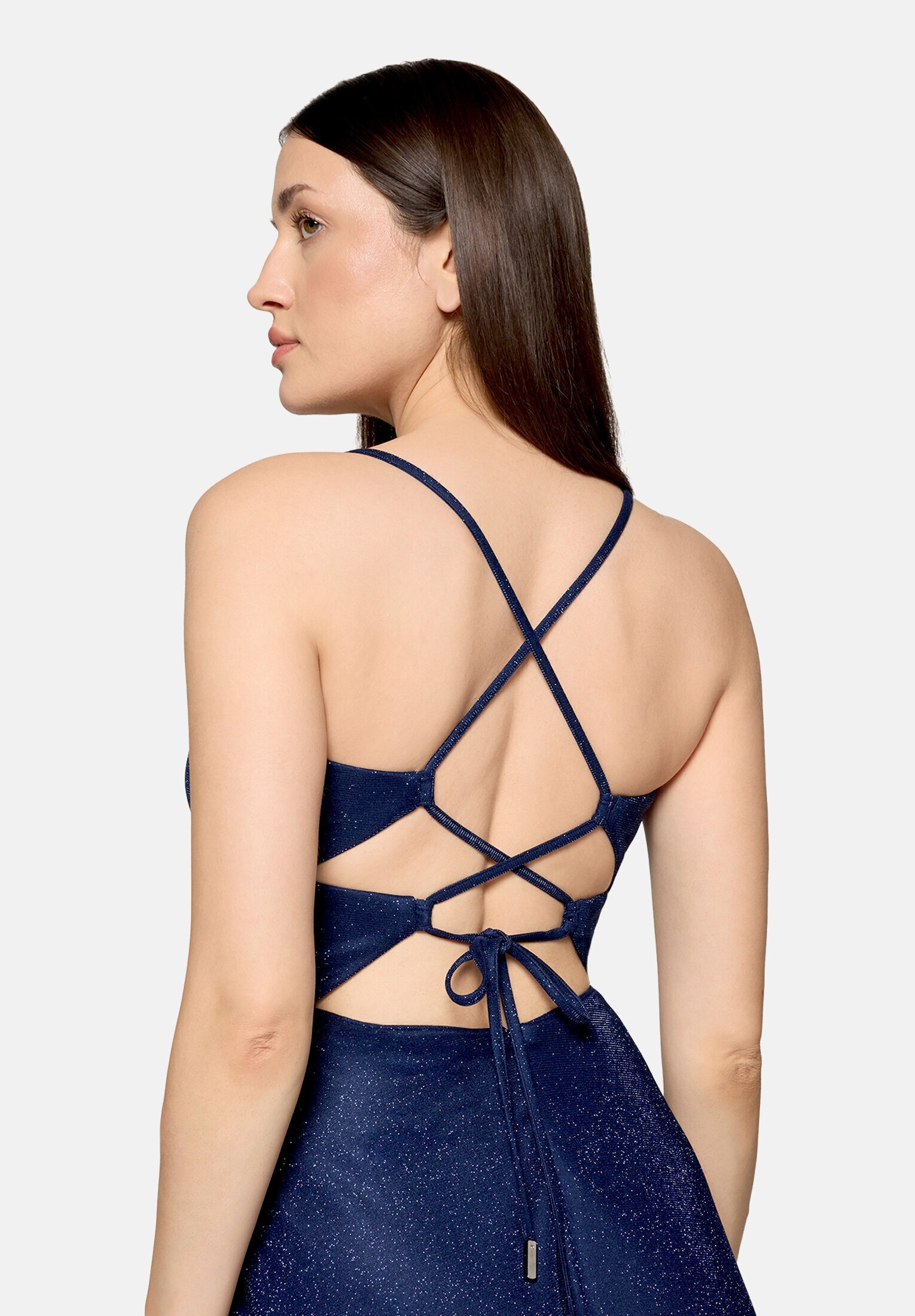 Vera Mont Cocktailkleid »Damen mit Schnürung« Nahttasche