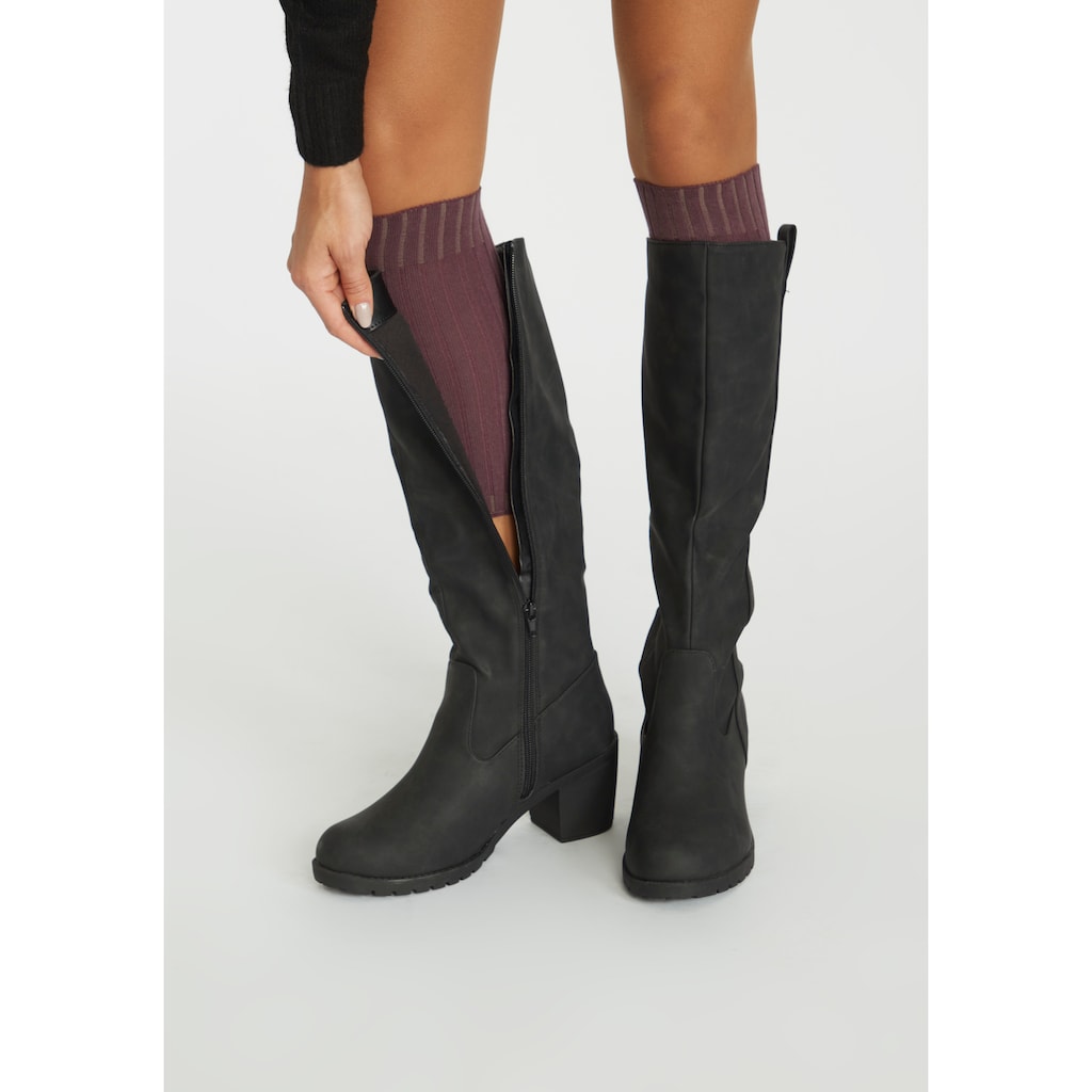 Lavana Stulpensocken, (Set, 3 Paar), für Stiefel und Boots