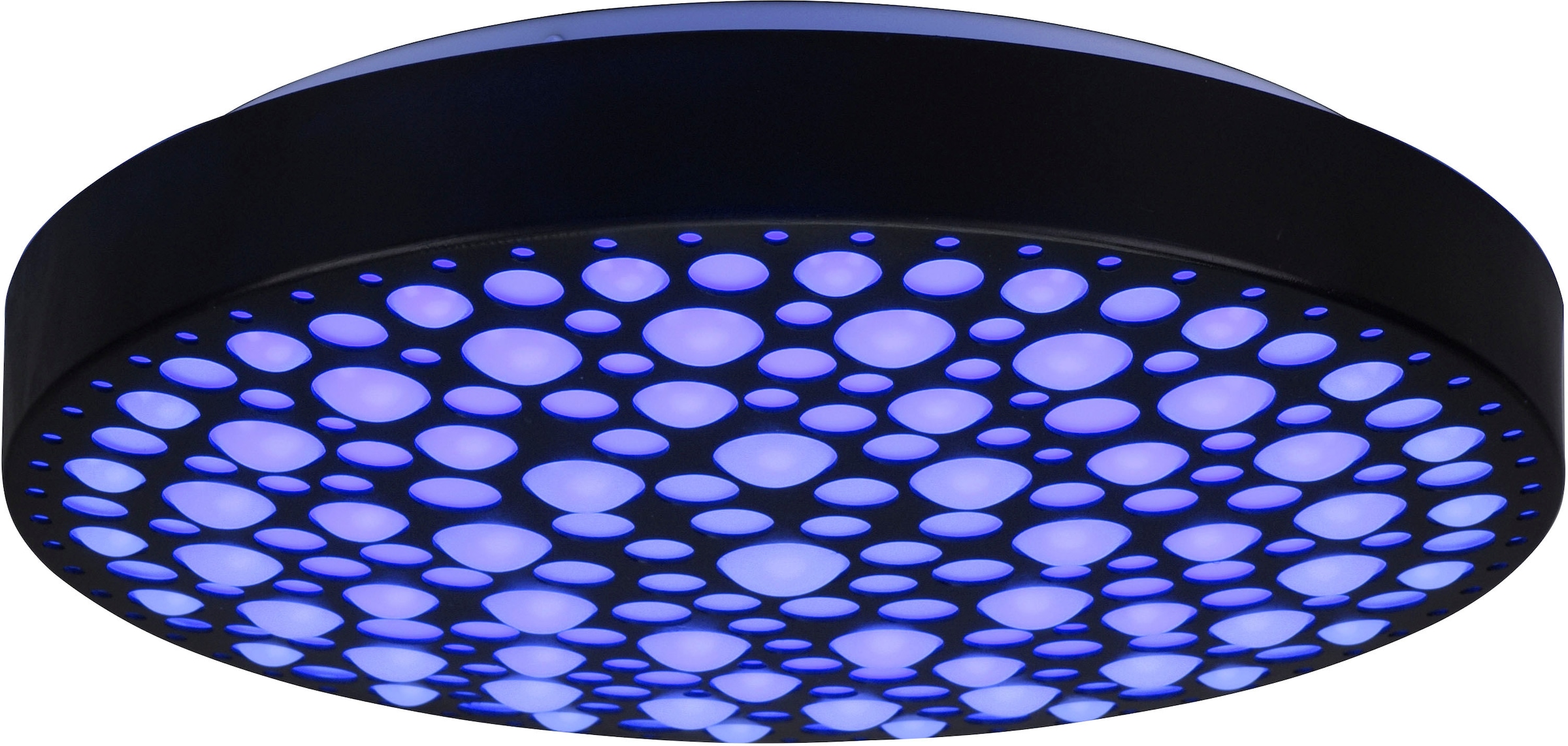 TRIO Leuchten LED Deckenleuchte »Chizu«, 1 flammig, Leuchtmittel LED-Board | LED fest integriert, Regenbogen RGB-Wechsel, dimmbar per Fernbedienung, Memory, Nachtlicht