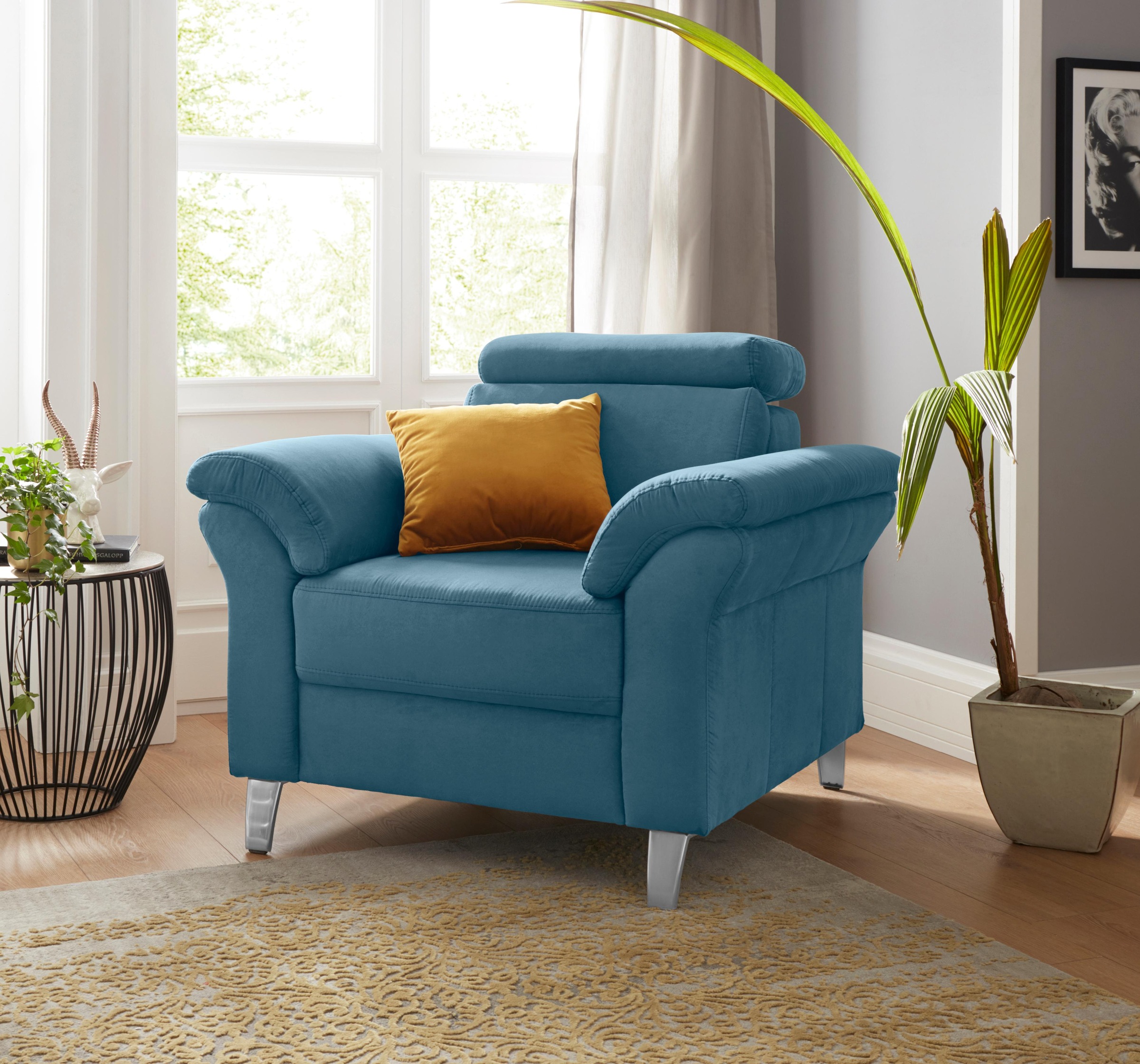 sit&more Sessel "Arngast", inklusive Federkern und Kopfteilverstellung günstig online kaufen
