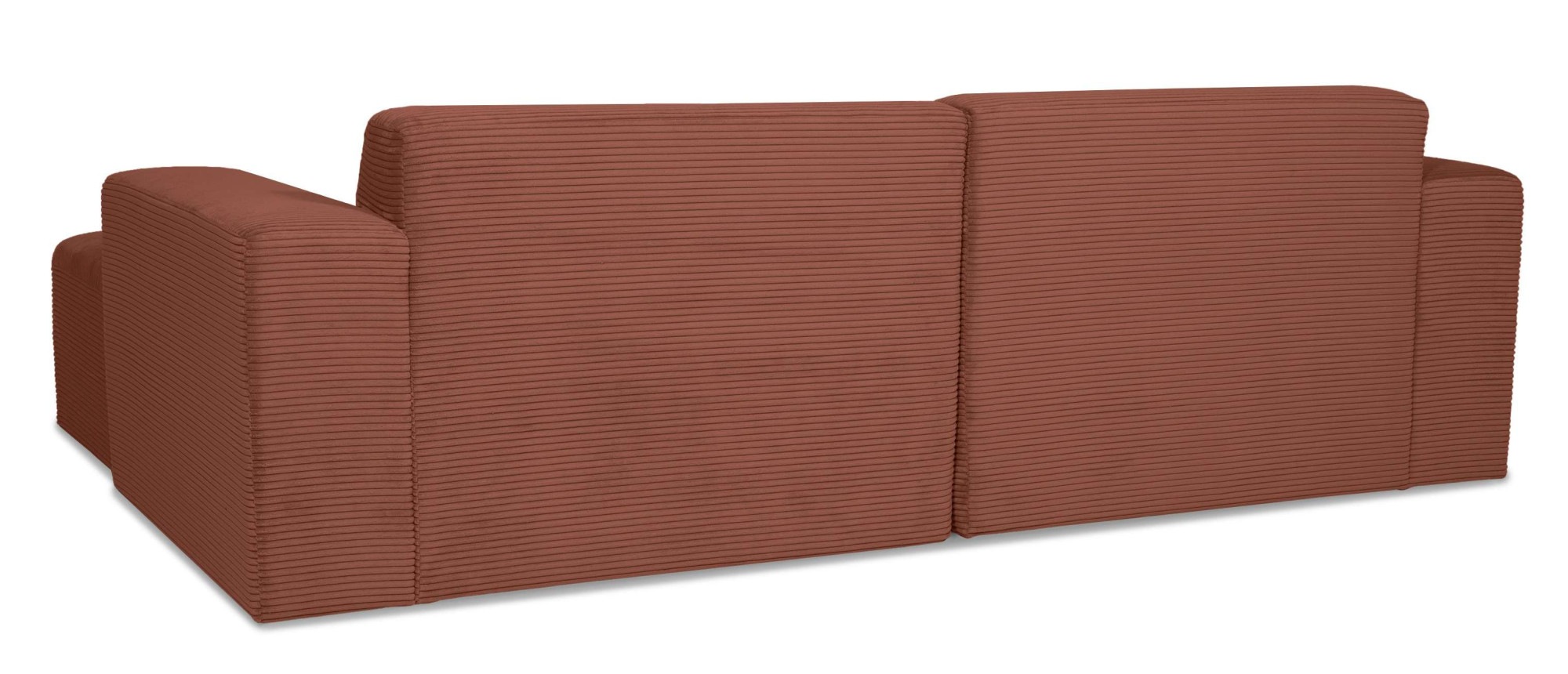 INOSIGN Ecksofa »Koa,228cm, L-Form, Modulsofa, Webstoff, Cord«, Designsofa, Set, Hocker inklusive, weicher Lounge-Sitzkomfort