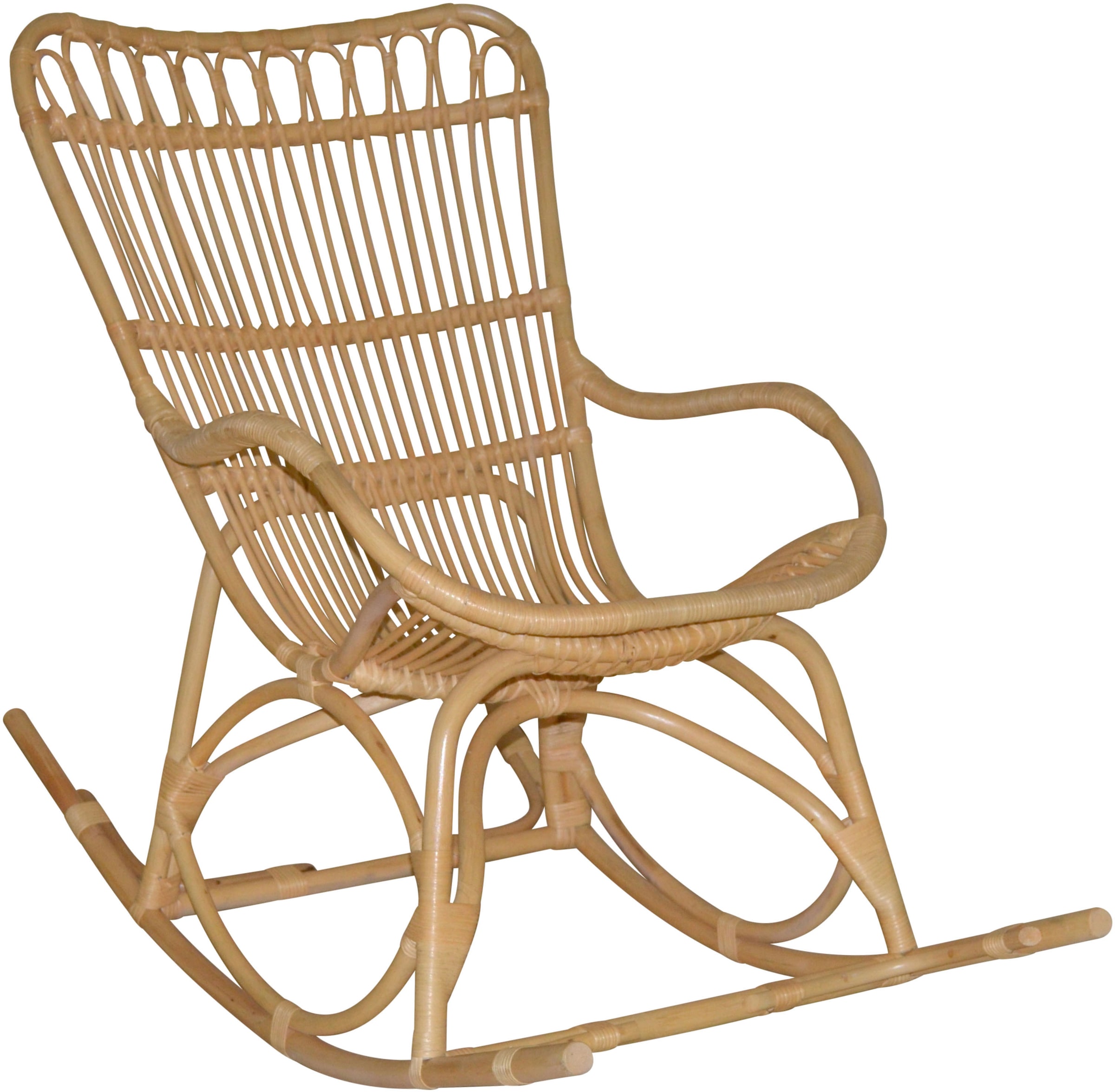 HOFMANN LIVING AND MORE Schaukelsessel 1 Stk. tlg. Handgeflochten günstig online kaufen