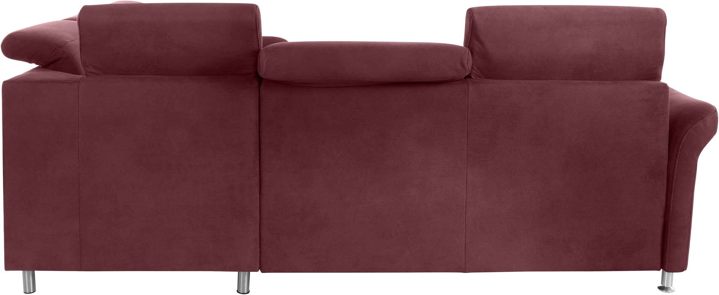 sit&more Ecksofa »Darwin L-Form« inklusive Federkern, wahlweise mit Kopfteilverstellung, Bettfunktion