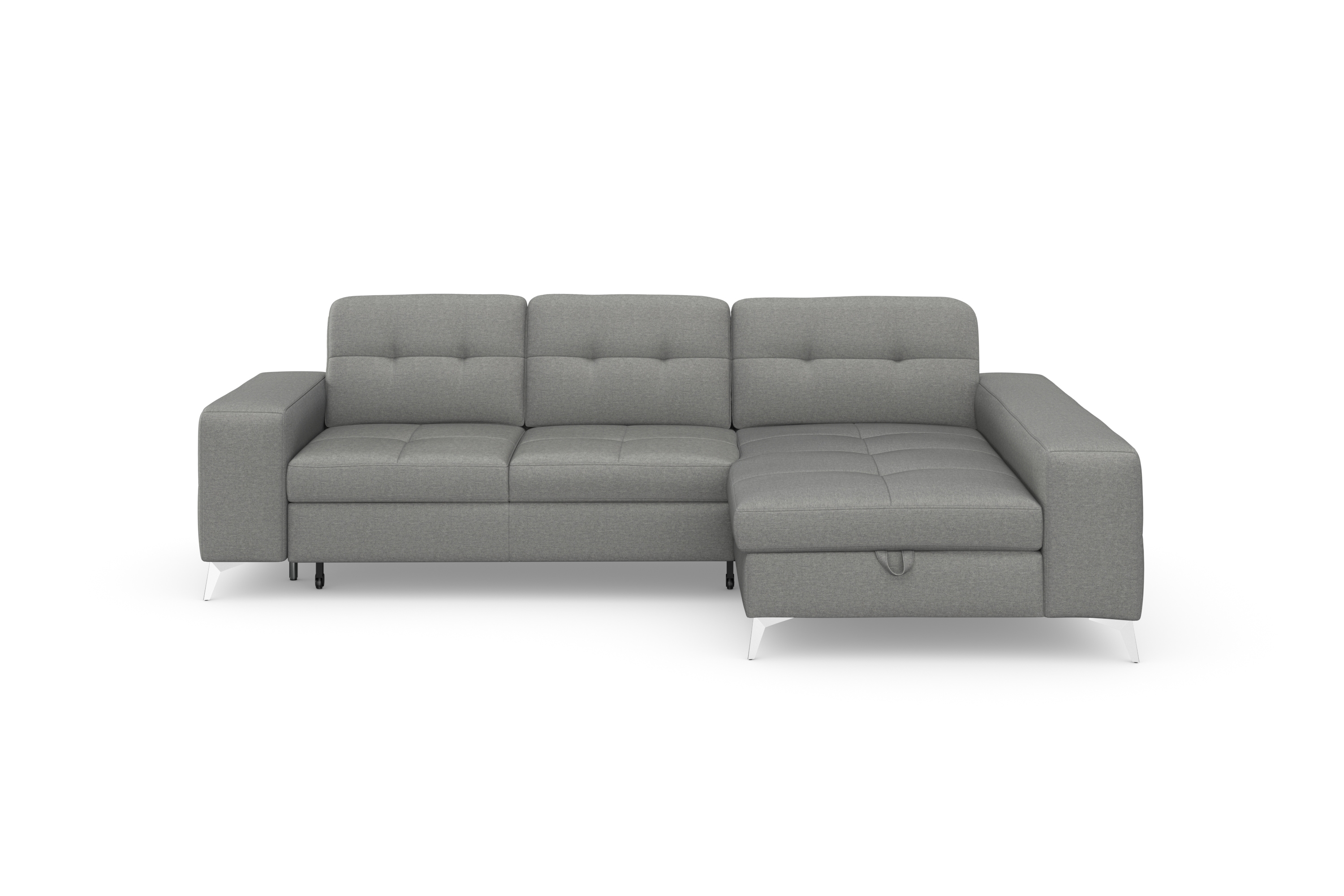 sit&more Ecksofa "Baviene L-Form" inklusive Sitztiefenverstellung & Federkern, optional Schlaffunktion