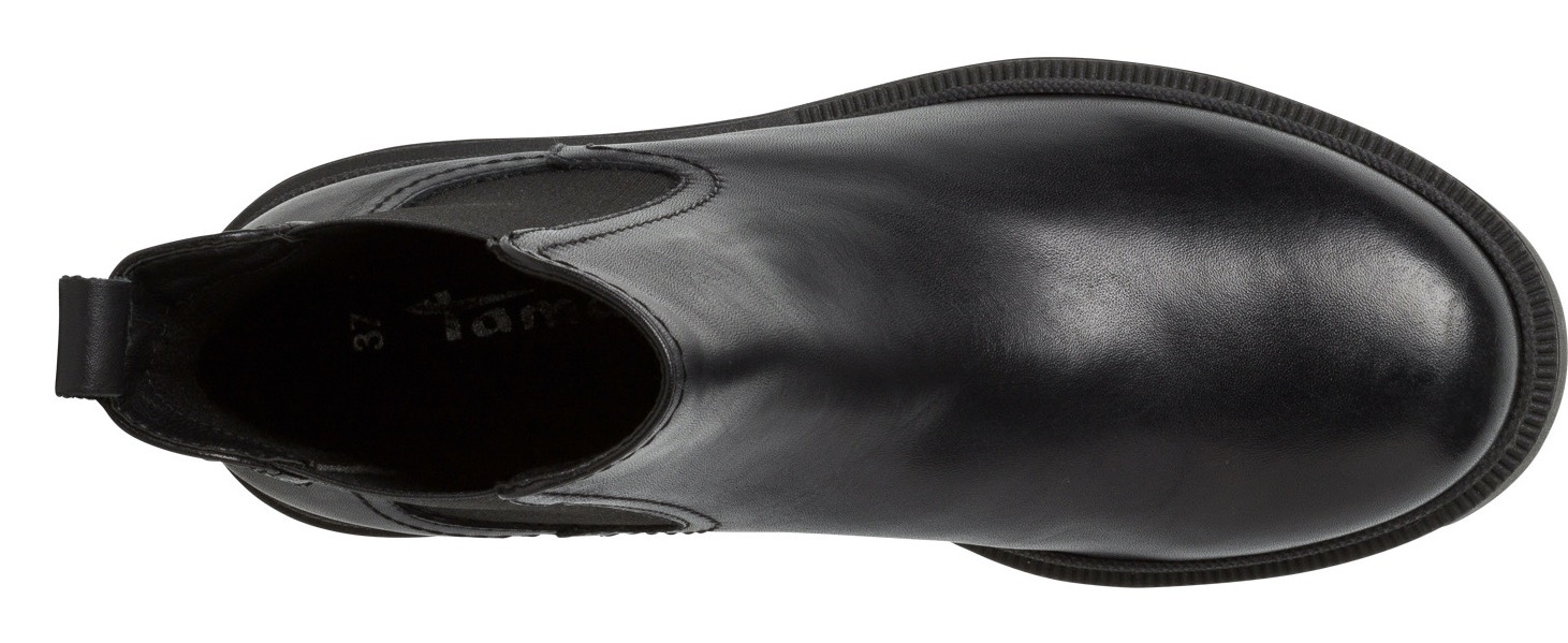 Tamaris Chelseaboots  Blockabsatz, Plateau, Stiefelette zum Schlupfen