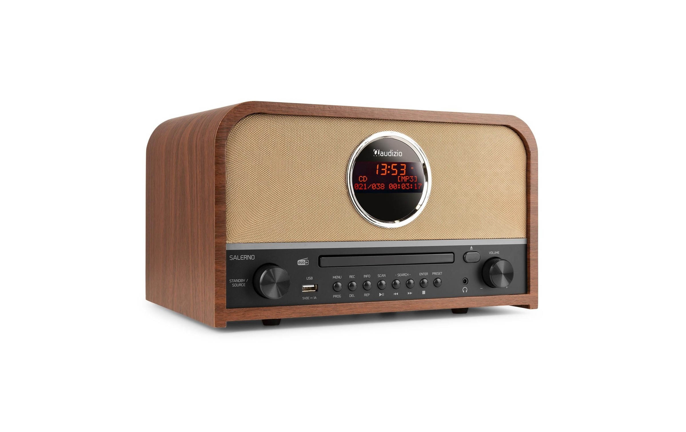 AUDIZIO CD-Radiorecorder »Salerno Braun« ( 50 W)