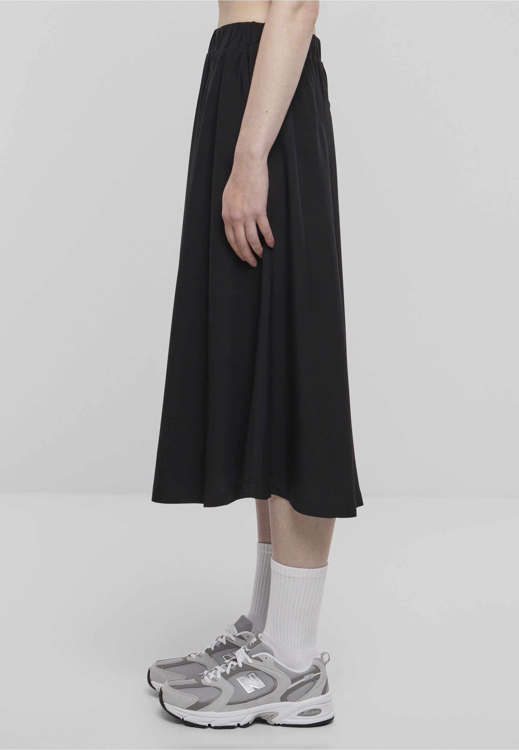 URBAN CLASSICS Sommerrock »Urban Classics Damen Ladies Viscose Skirt« 1 Stk.