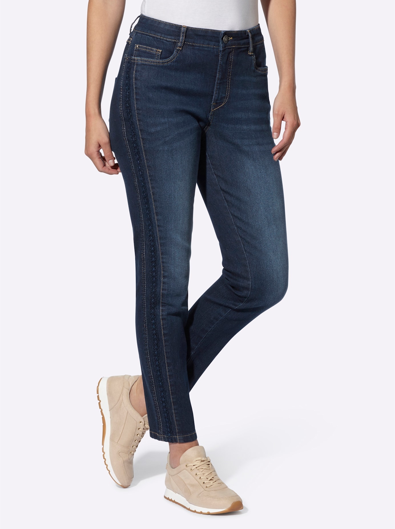 heine Boyfriend-Jeans, (1 tlg.) günstig online kaufen