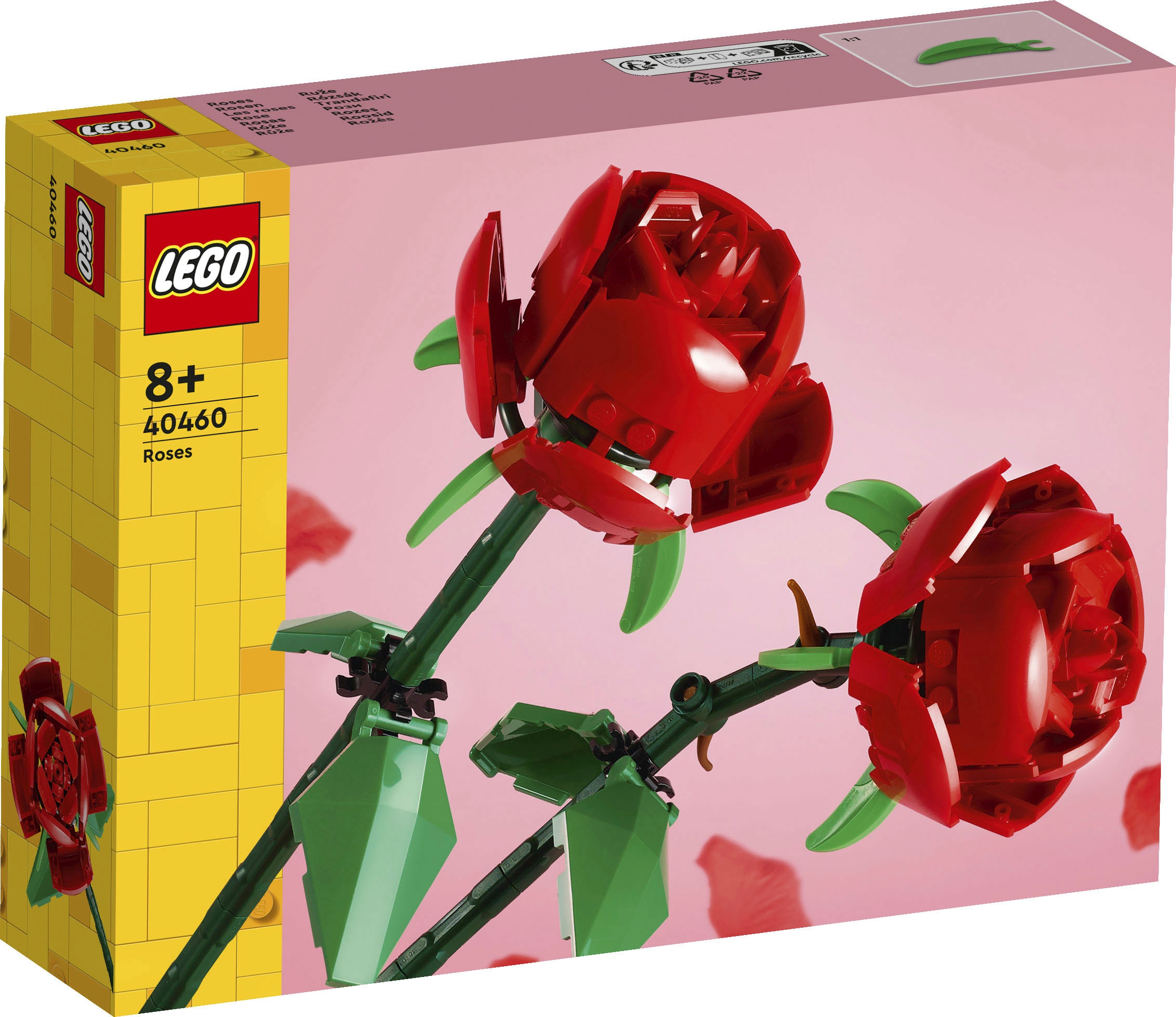 Konstruktionsspielsteine »Rosen (40460), LEGO Iconic«, (120 St.), Made in Europe