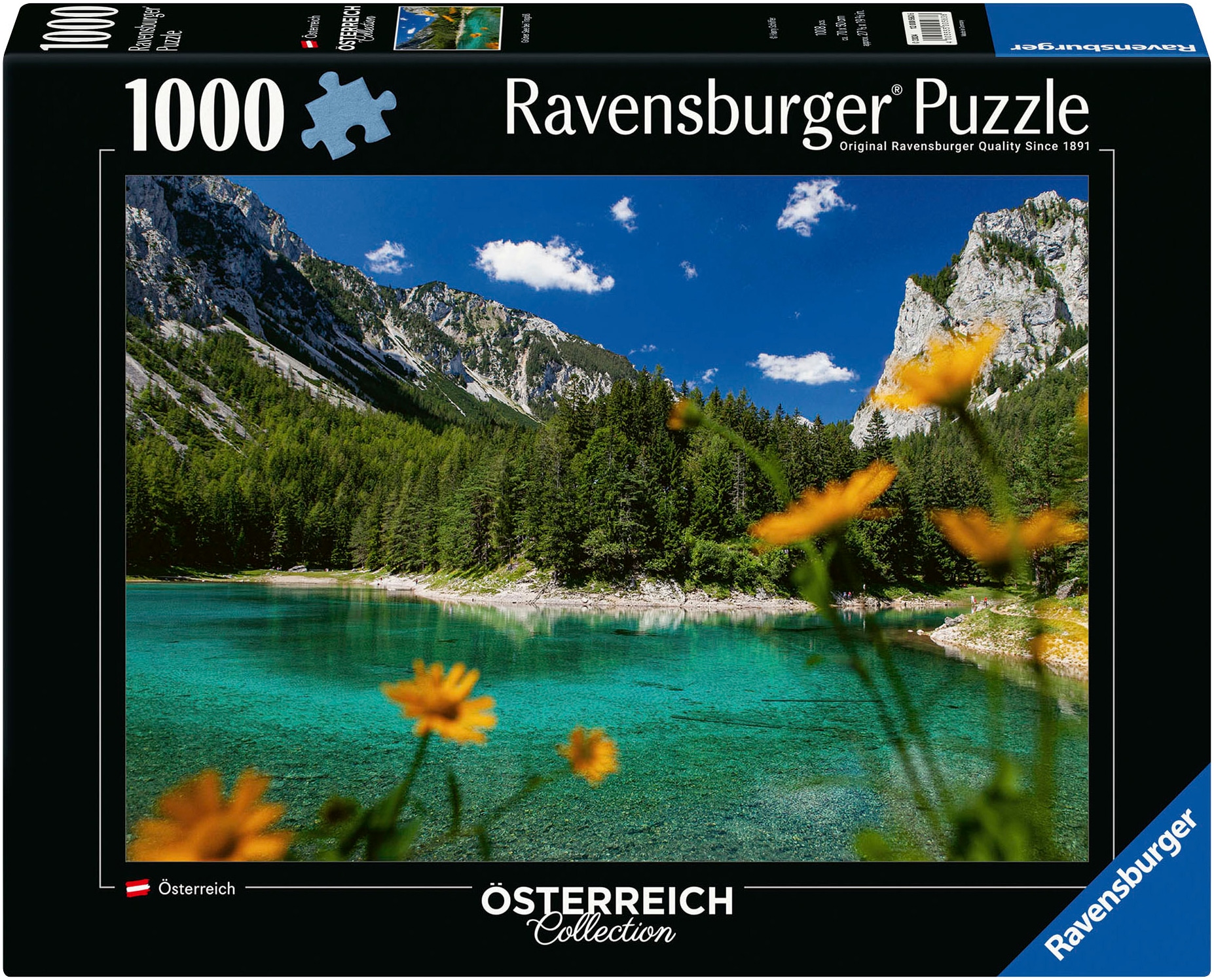 Ravensburger Puzzle »Österreich Collection, Grüner See bei Tragöß«, Made in Germany