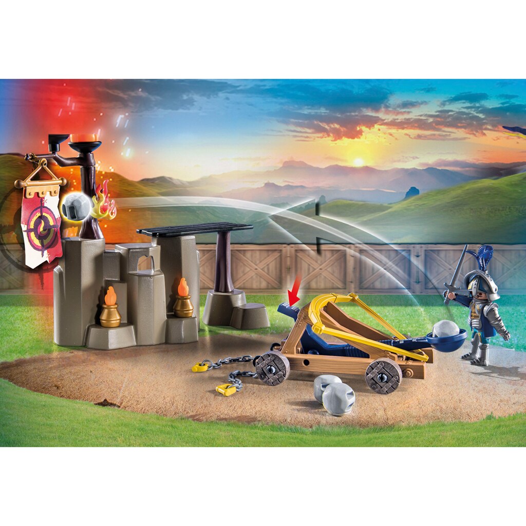 Playmobil® Konstruktions-Spielset »Novelmore vs. Burnham Raiders - Turnierplatz (71210), Novelmore«, (92 St.)