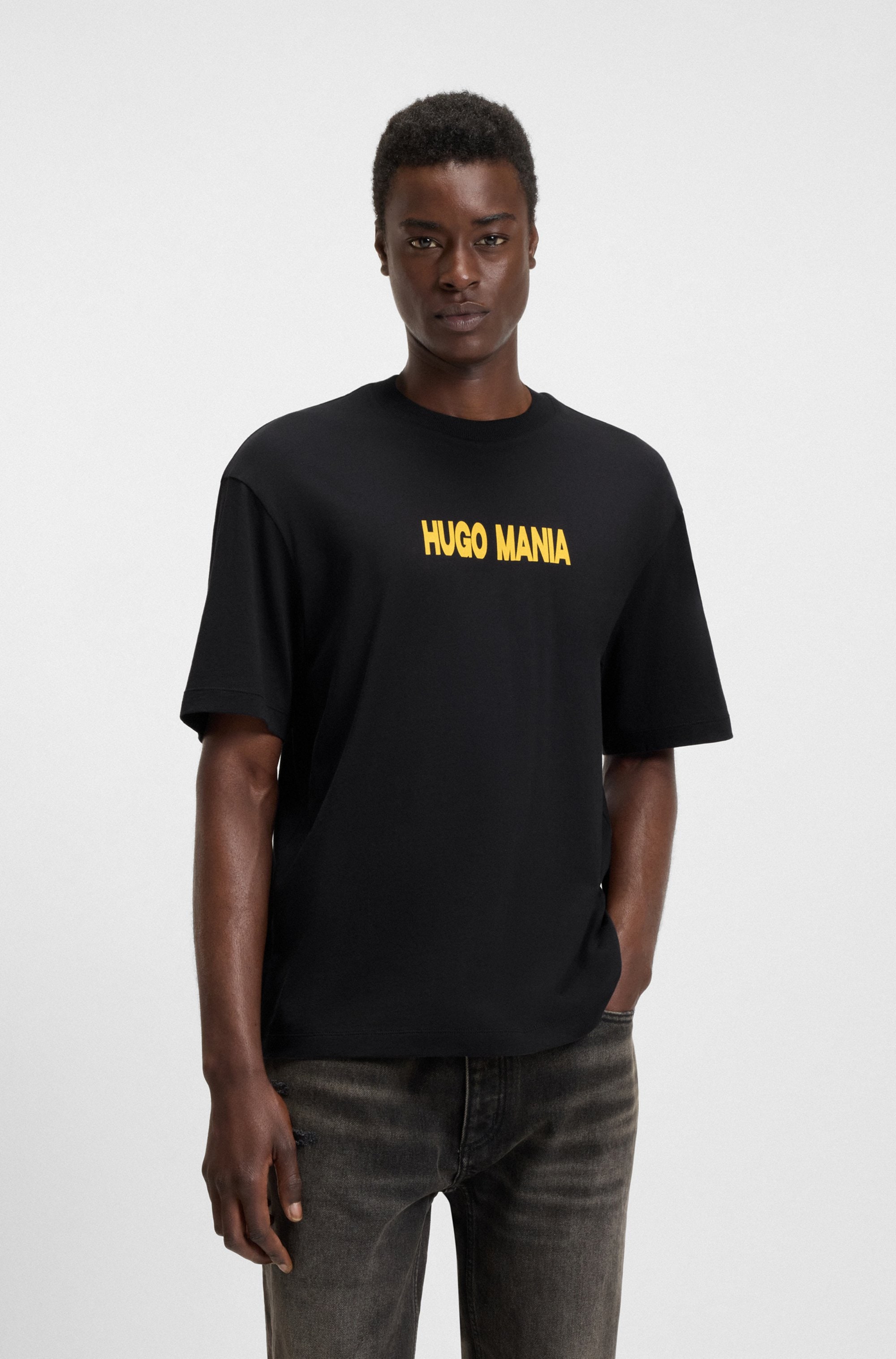HUGO Blue T-Shirt "Nedix" günstig online kaufen