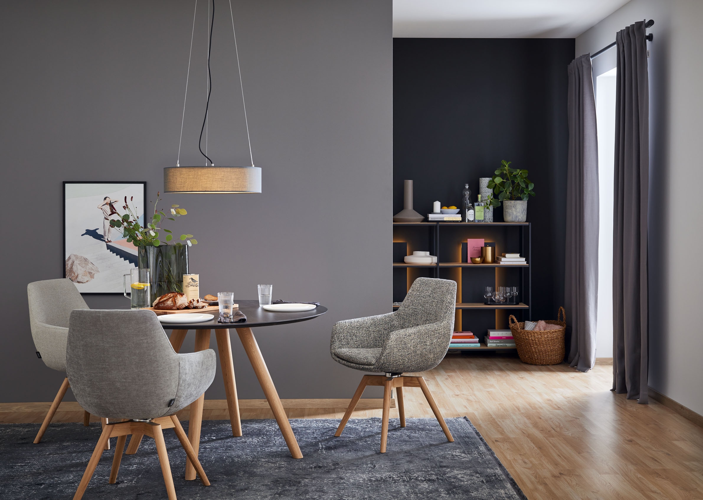 SCHÖNER WOHNEN-Kollektion Pendelleuchte »Pina«, Leuchtmittel E14 | Leuchtmittel wechselbar, Hängeleuchte, Hängelampe