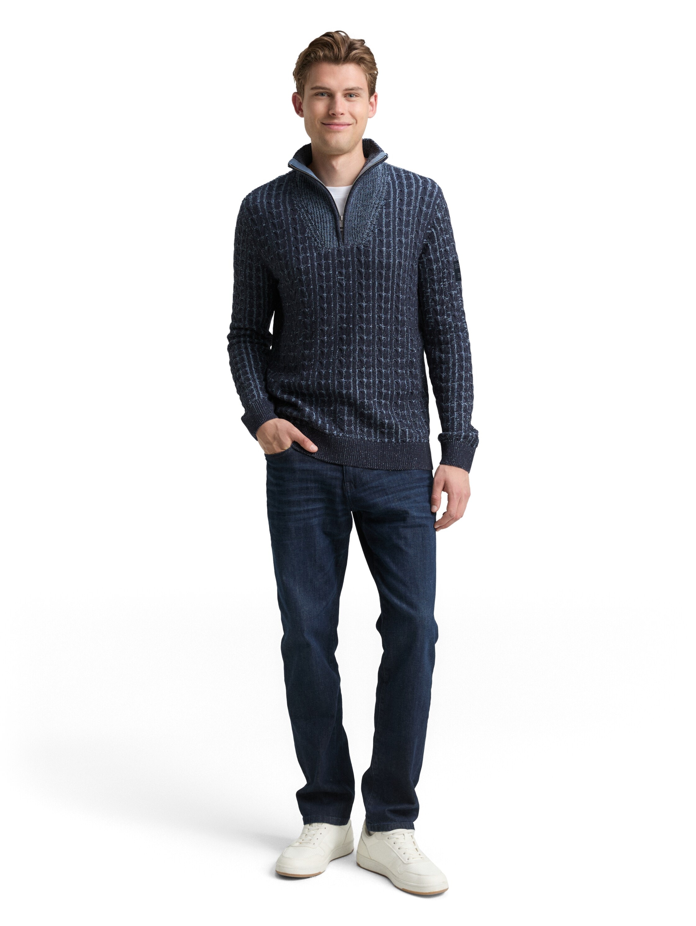 TOM TAILOR Troyer mit Rippbündchen