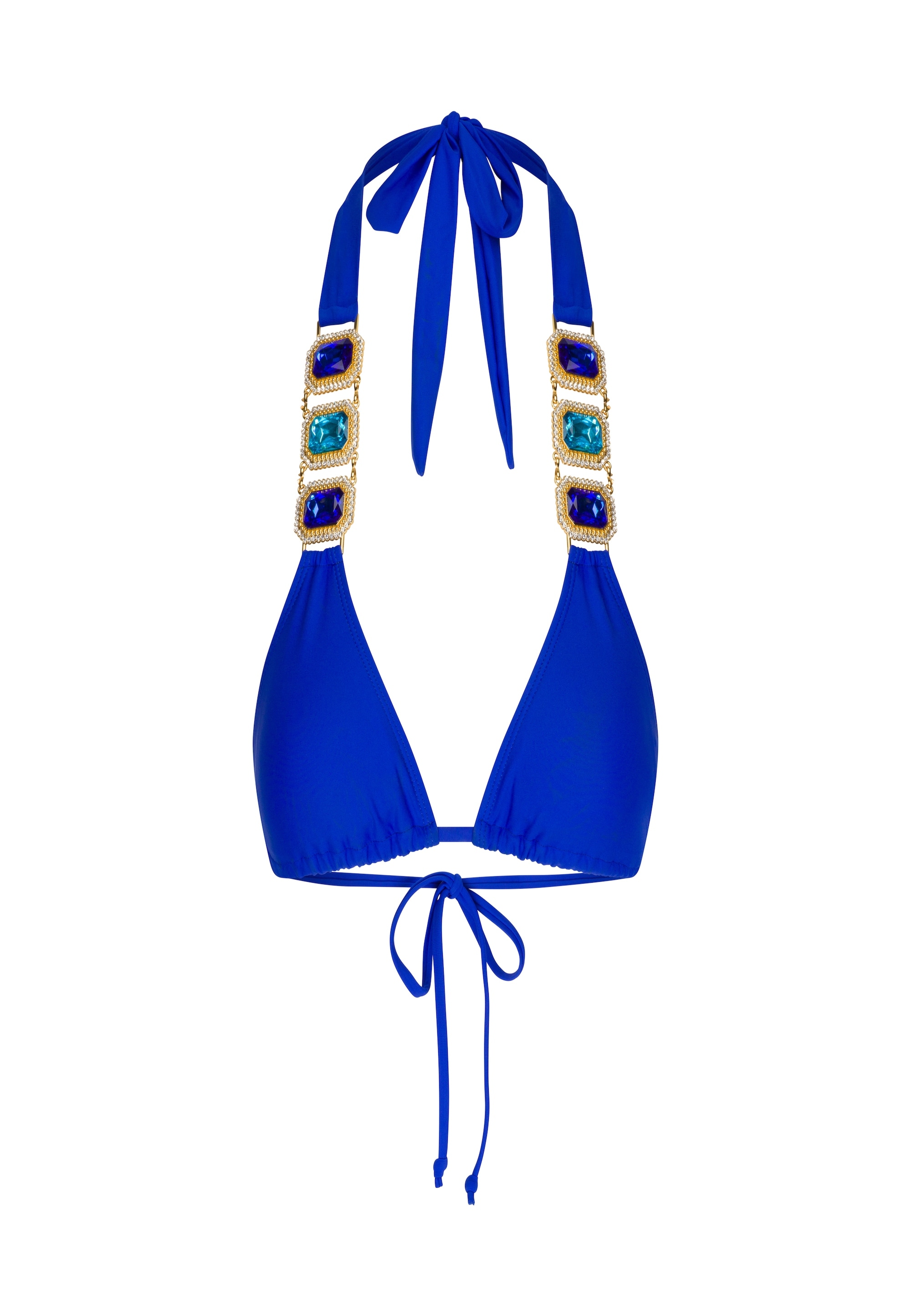 Moda Minx Triangel-Bikini-Top »Boujee Triangel Top«, (1 St.), mit stilvollem Steinbesatz