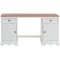 Home affaire Schreibtisch »Melissa«, aus schönem massivem Kiefernholz, Breite 150 cm