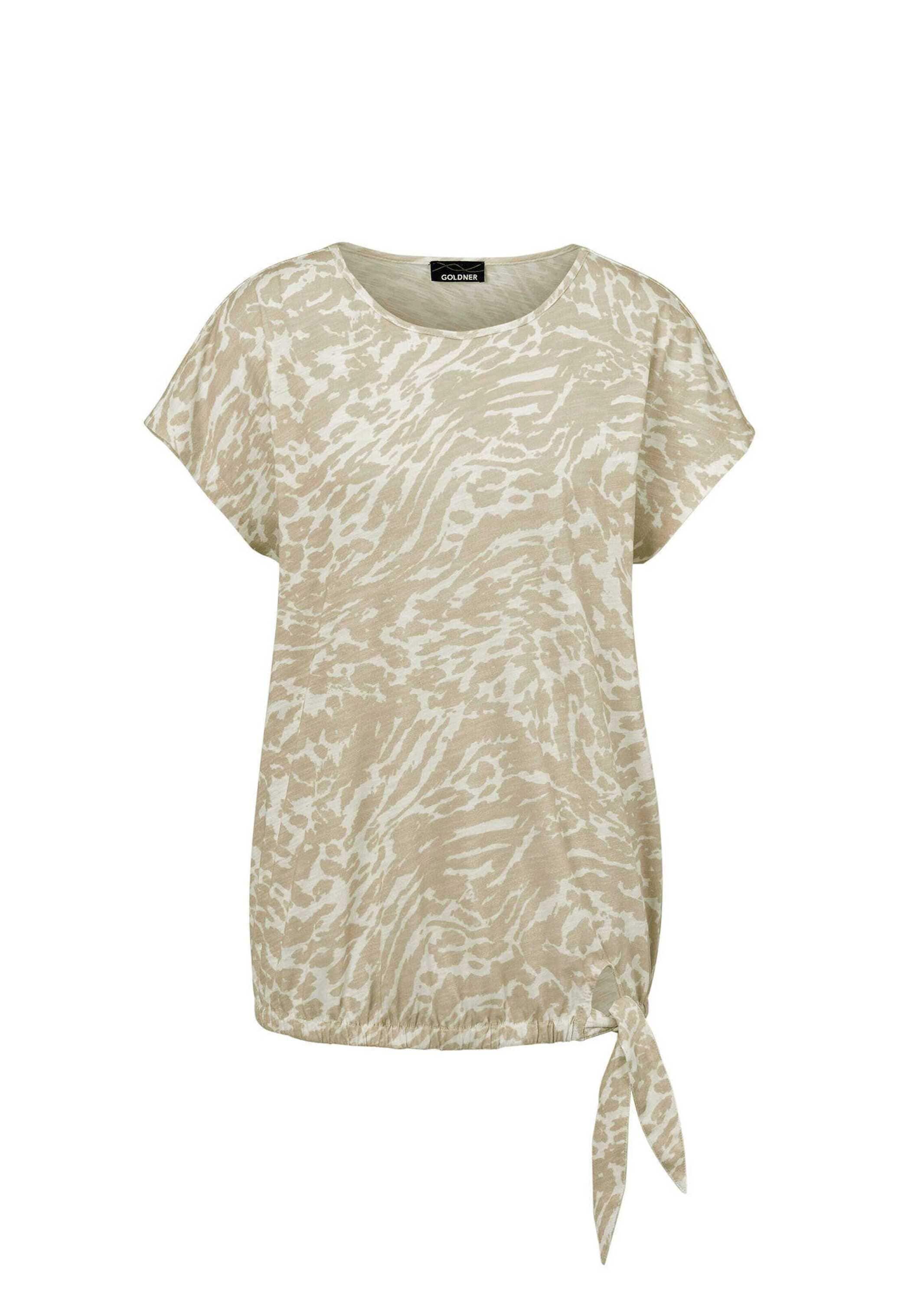 GOLDNER Kurzarmshirt "Kurzgröße Shirt mit U-Boot-Ausschnitt" günstig online kaufen