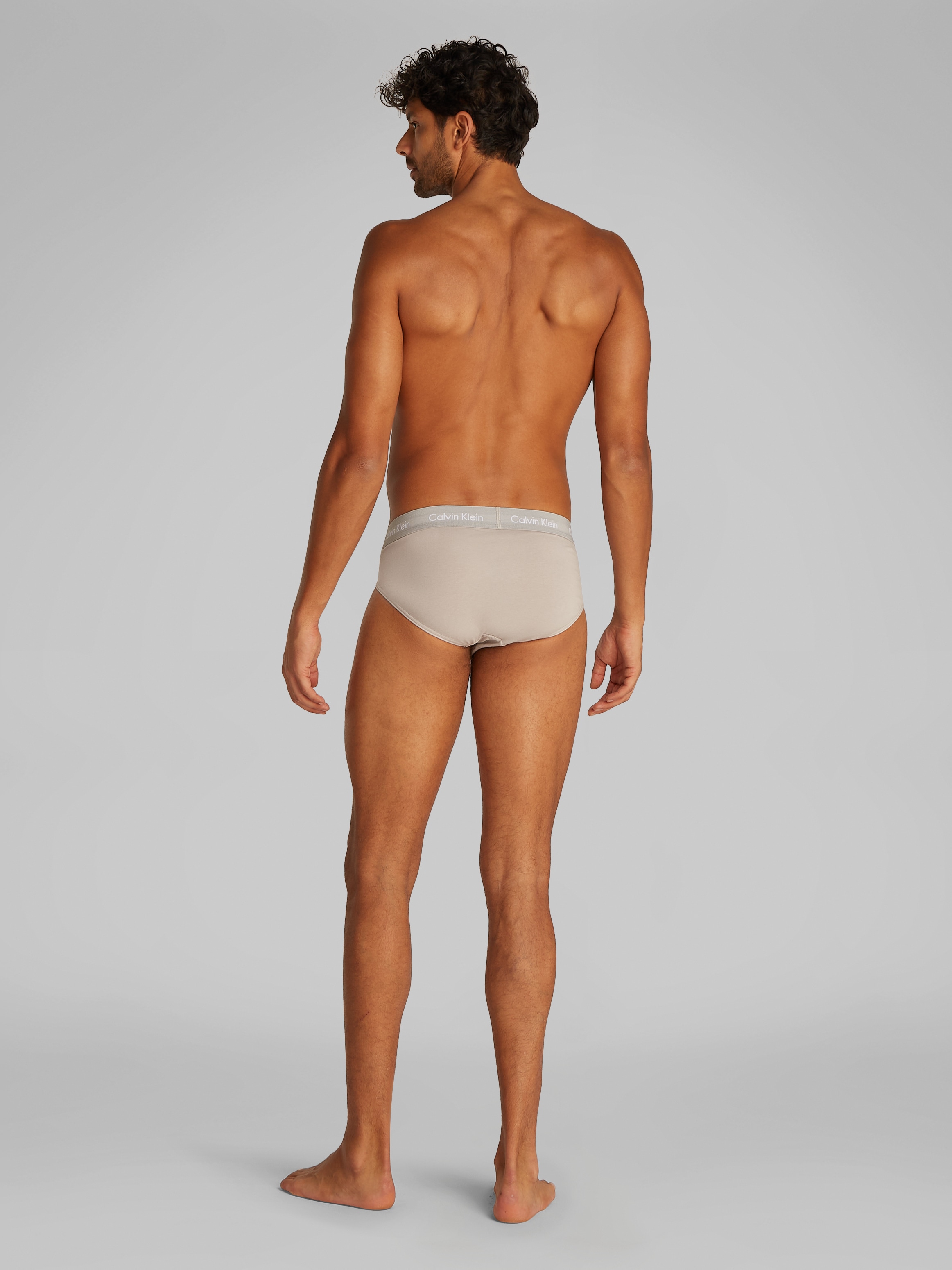 Calvin Klein Underwear Hipster, (3 St.), mit farbigem Webbund