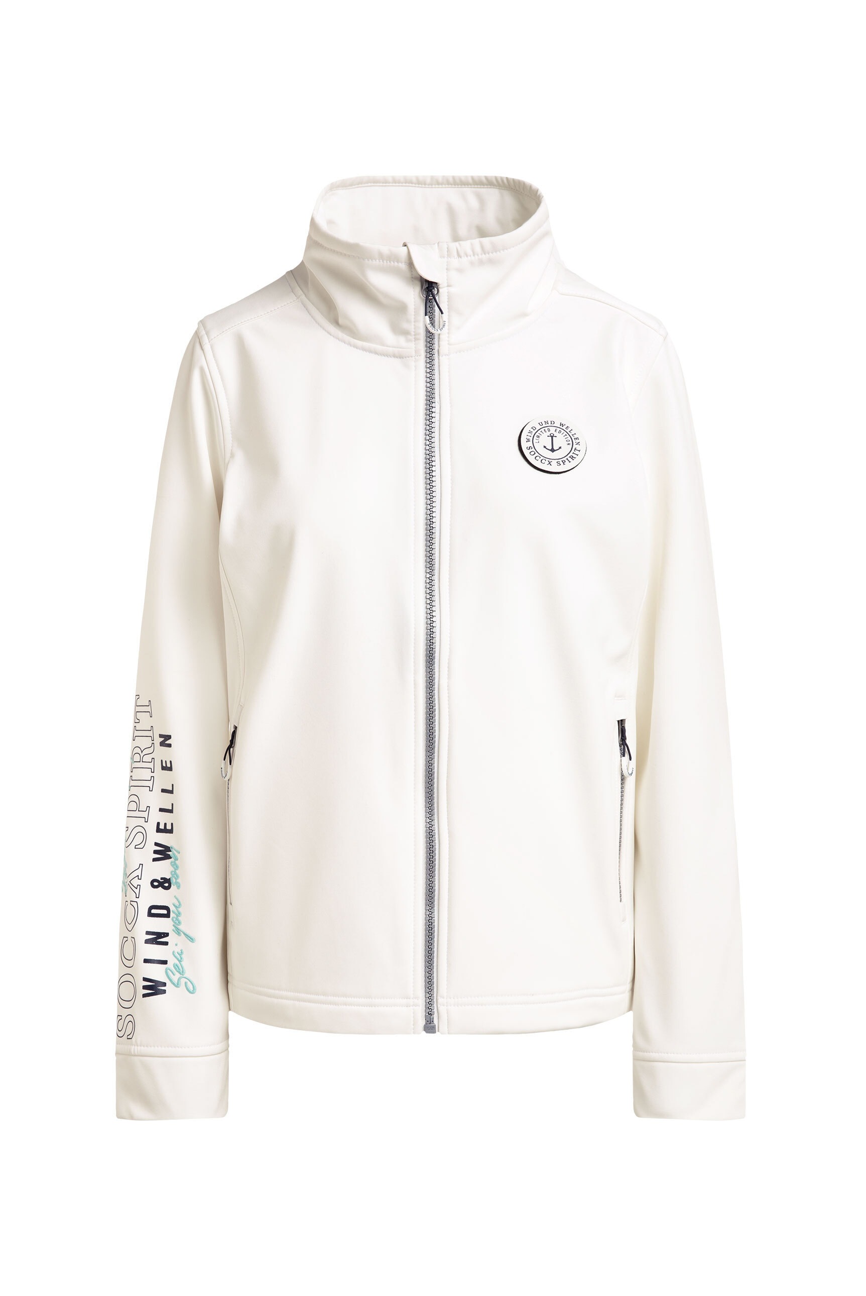 SOCCX Softshelljacke ohne Kapuze mit Stehkragen günstig online kaufen